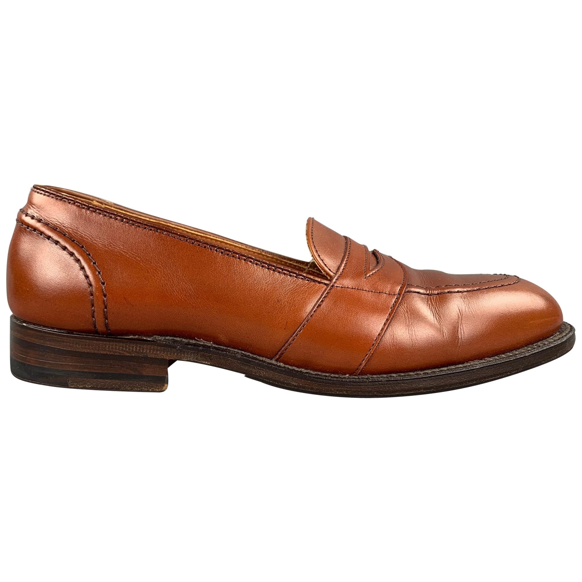 ALDEN Bootmaker Edition Size 6.5 Tan Leather 9528 Lace Up Shoes For Sale at  1stDibs