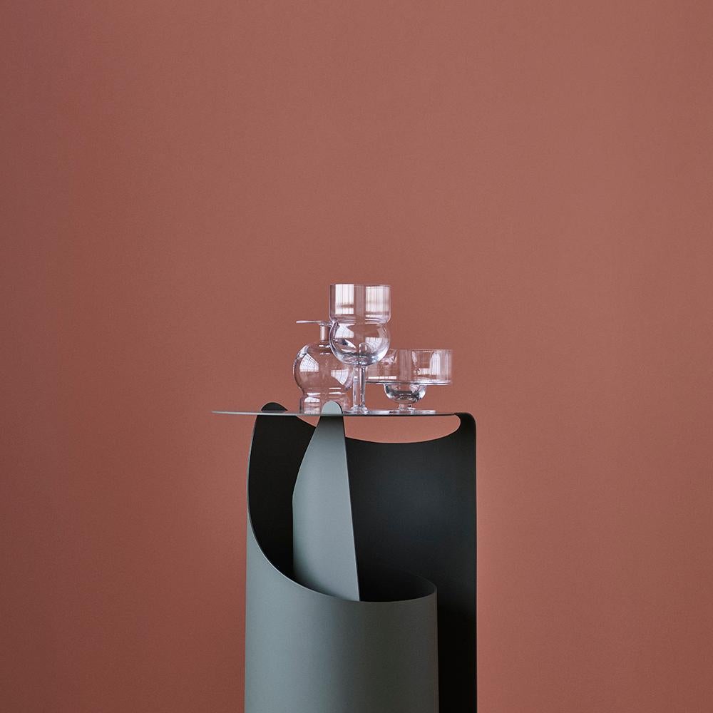 Contemporary Aldo Bakker Coffee Table, Rolle Steel by Karakter