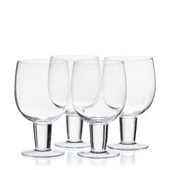 Aldo Bakker Set of Four Carafe Glasses For Karakter