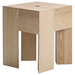 Aldo Bakker 'Triangle' Wood Stool or Side Table by Karakter