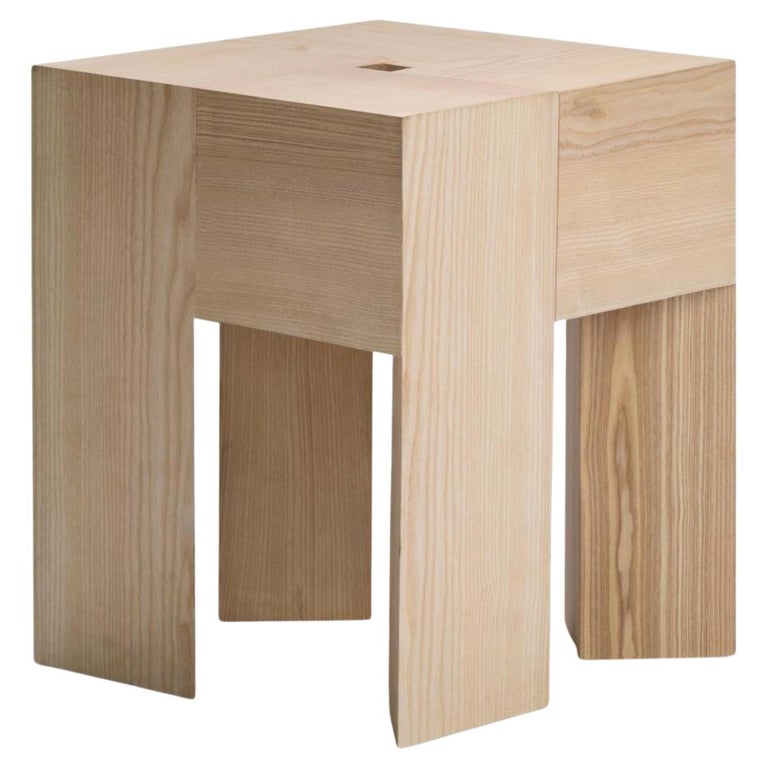 Aldo Bakker 'Triangle' Wood Stool or Side Table by Karakter For Sale at ...