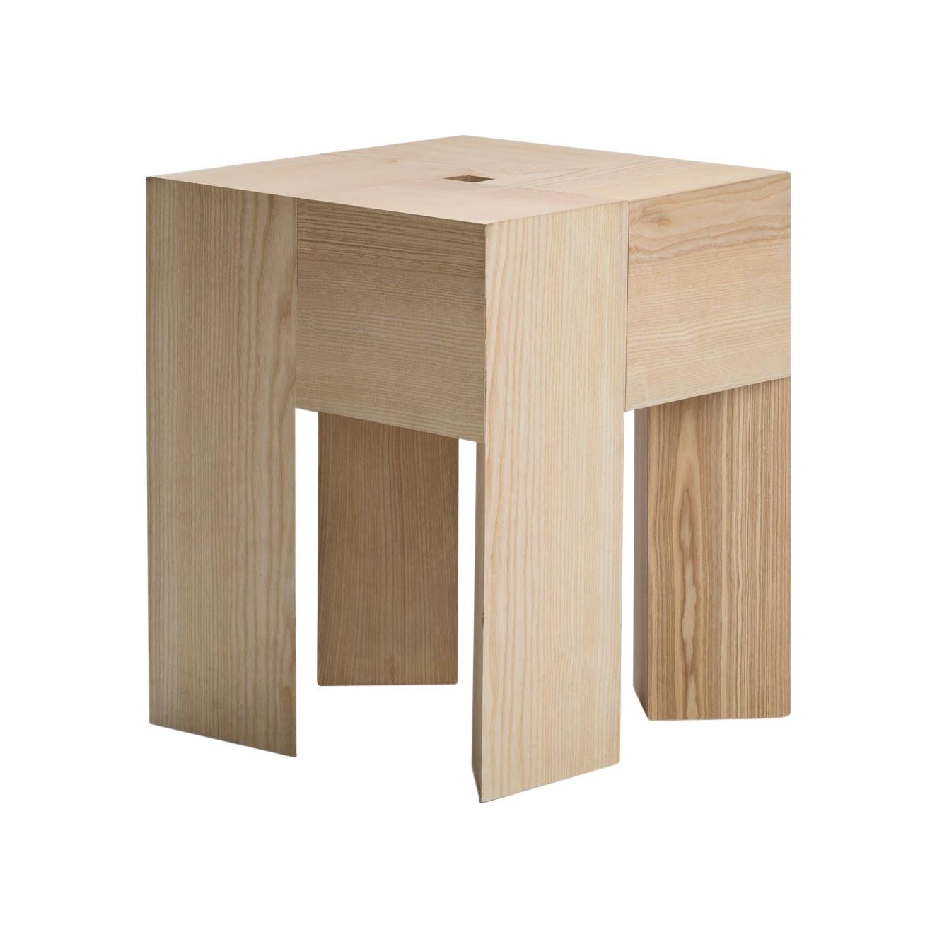 Aldo Bakker 'Triangle' Wood Stool or Side Table