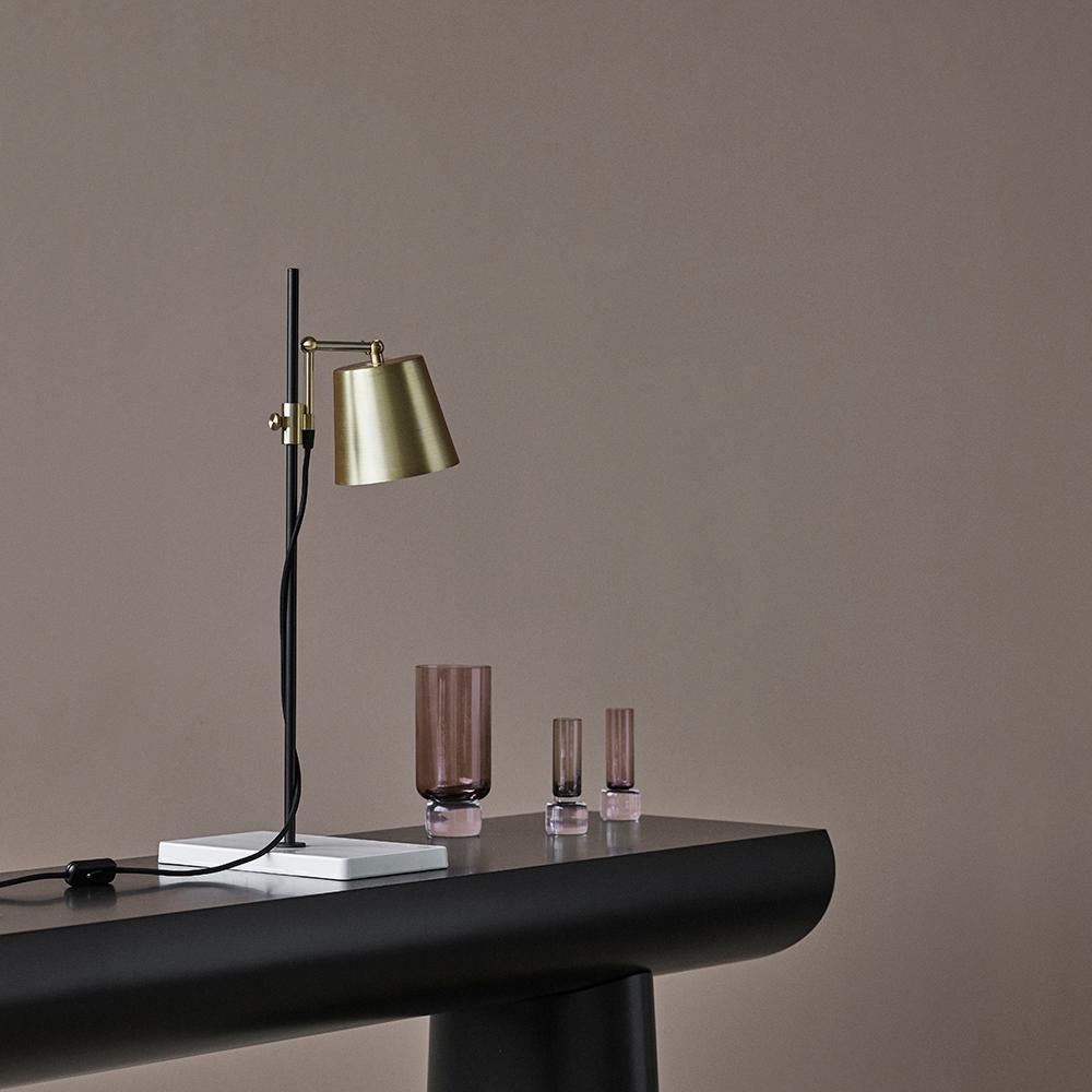 Contemporary Aldo Bakker Wood Console Table, Dark Sepia Color by Karakter