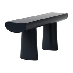 Aldo Bakker Wood Console Table, Midnight Blue Color by Karakter Aldo Bakker Wood Console Table, Midnight Blue Color by Karakter