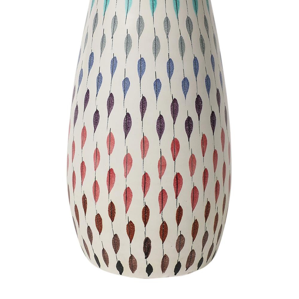 Aldo Bitossi Table Lamp, Ceramic, Multi-Color, Piume, Signed For Sale 6