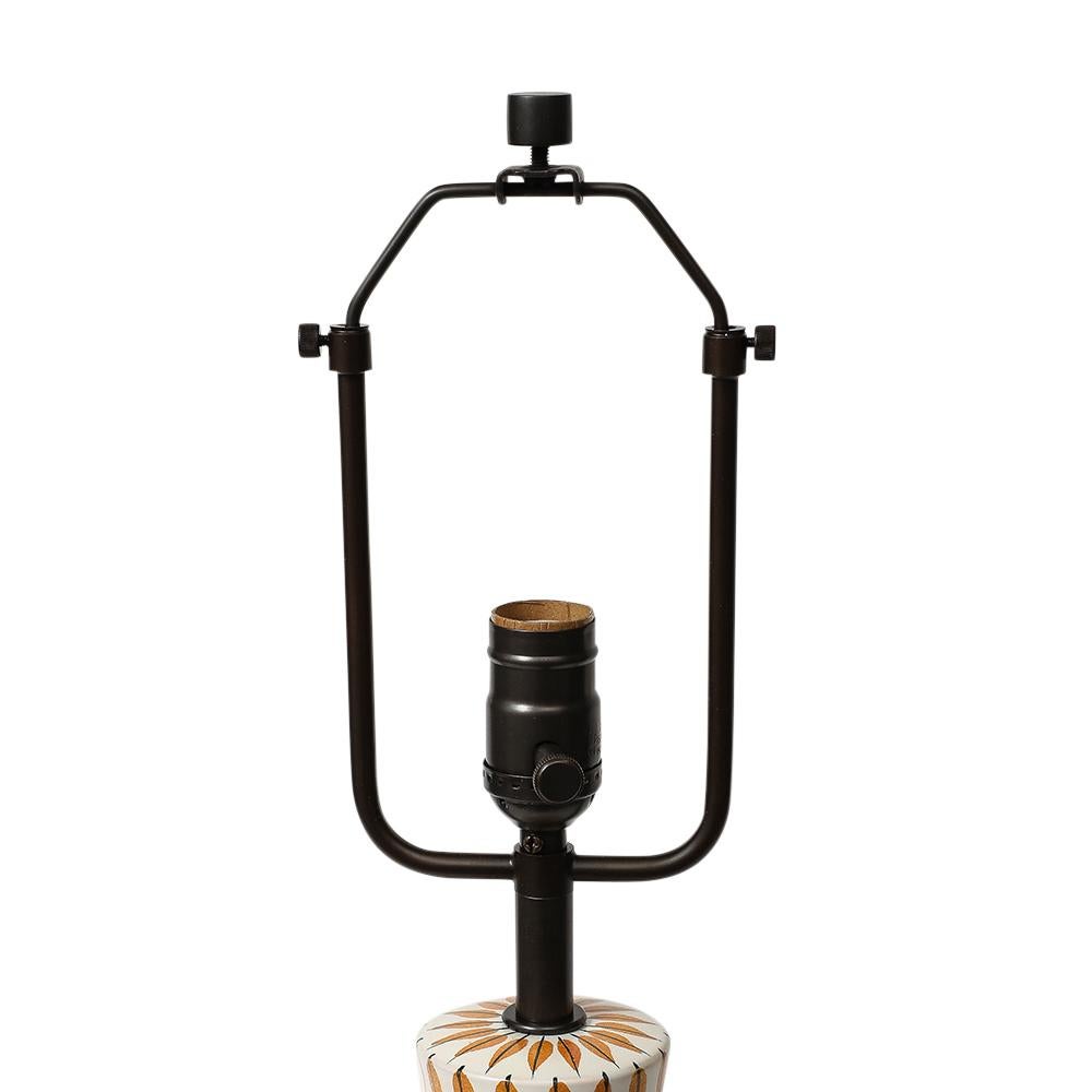 Aldo Bitossi Table Lamp, Ceramic, Multi-Color, Piume, Signed For Sale 1