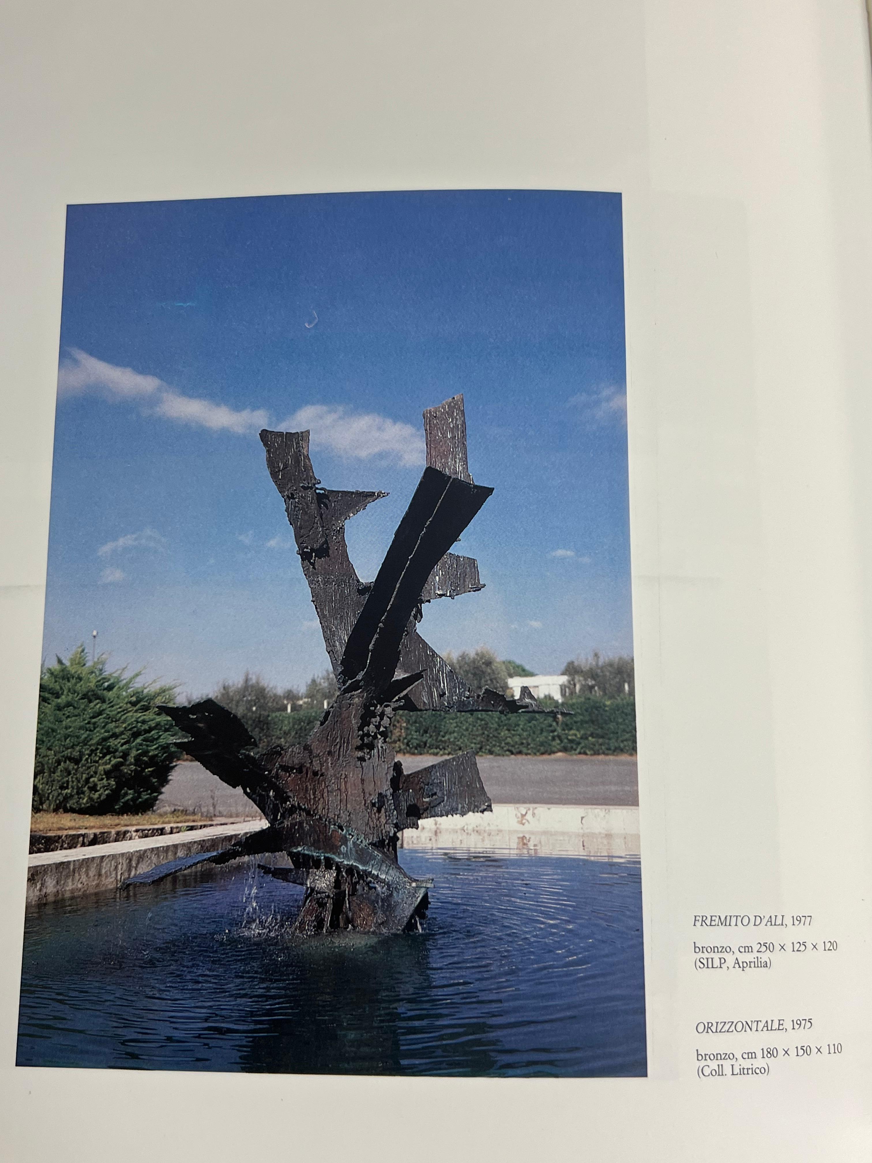 Aldo Caron Abstrakte Bronze-Skulptur mit Buch im Angebot 15