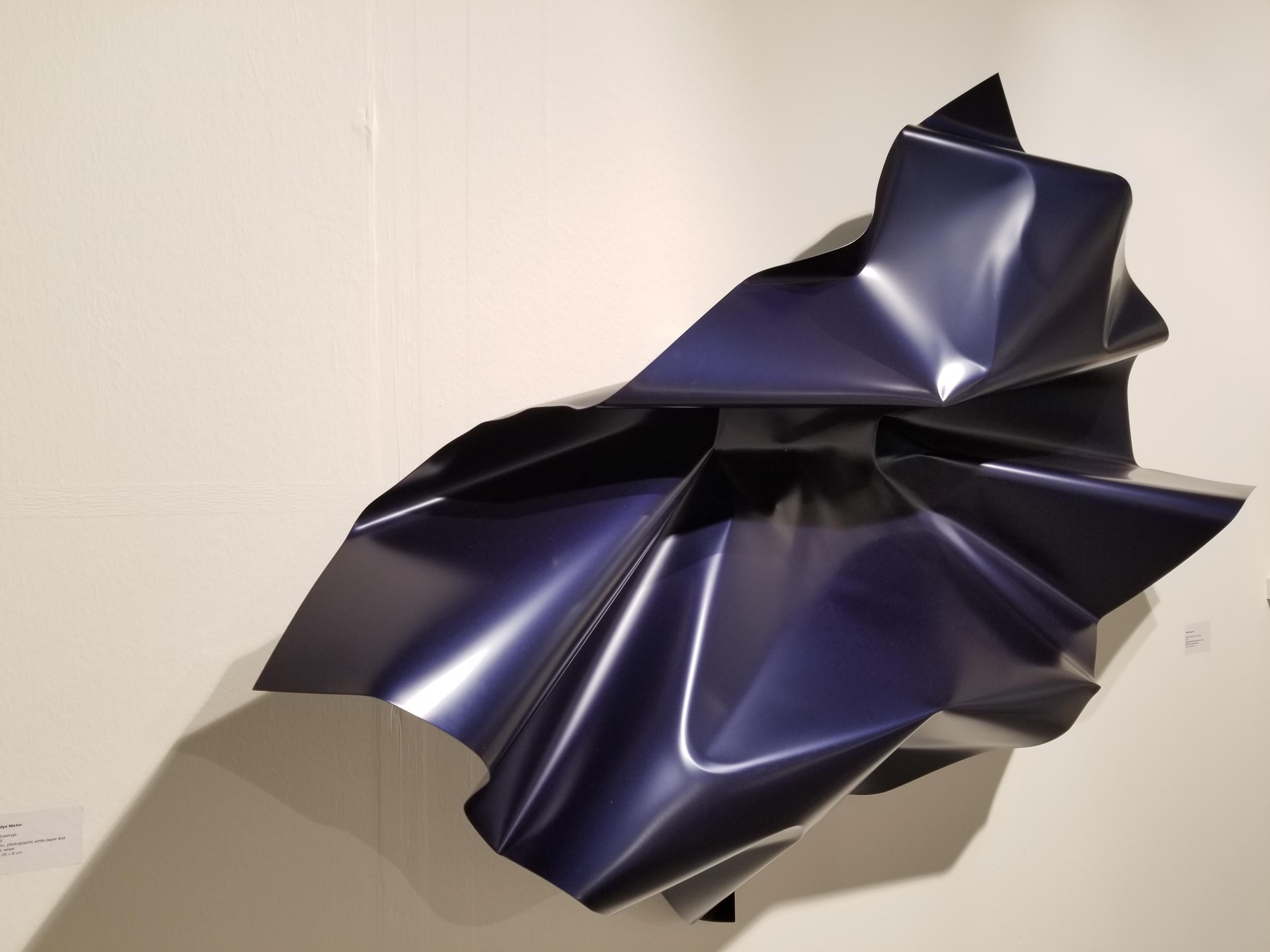 Mx Blue, March 6, 2019 13:29, 2019 - Sculpture by Aldo Chaparro