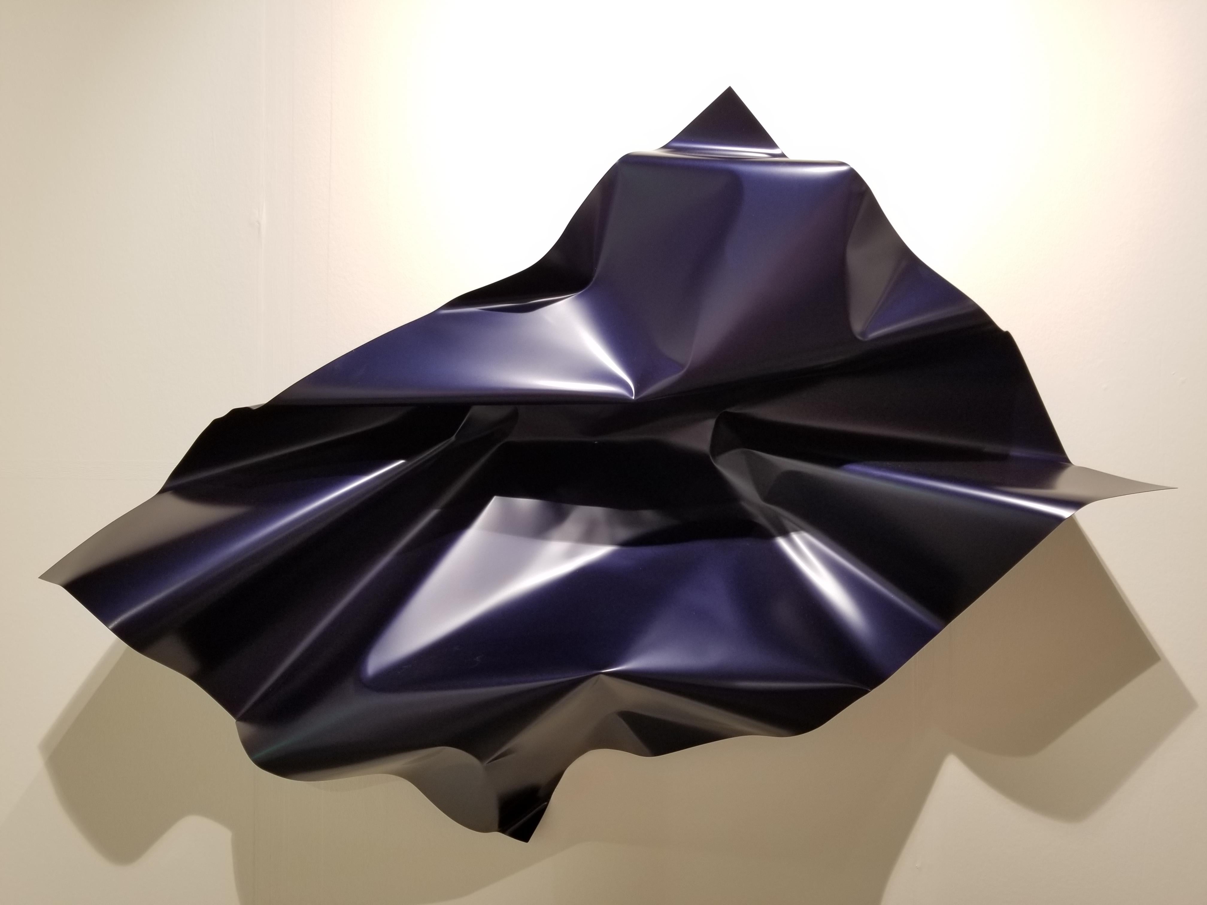 Aldo Chaparro Abstract Sculpture - Mx Blue, March 6, 2019 13:29, 2019