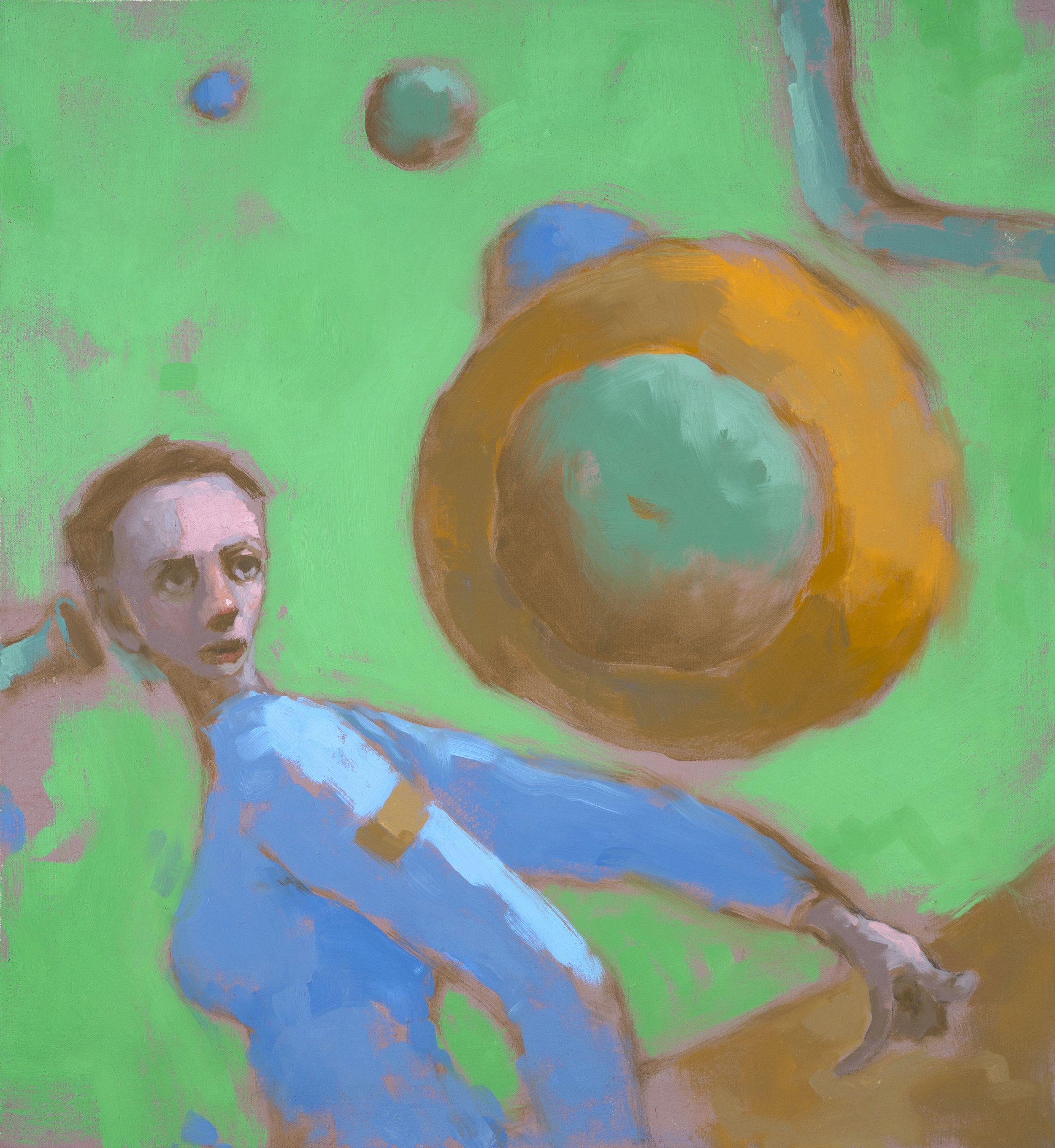 Five Senses: Hearing, Painting, Oil on Canvas