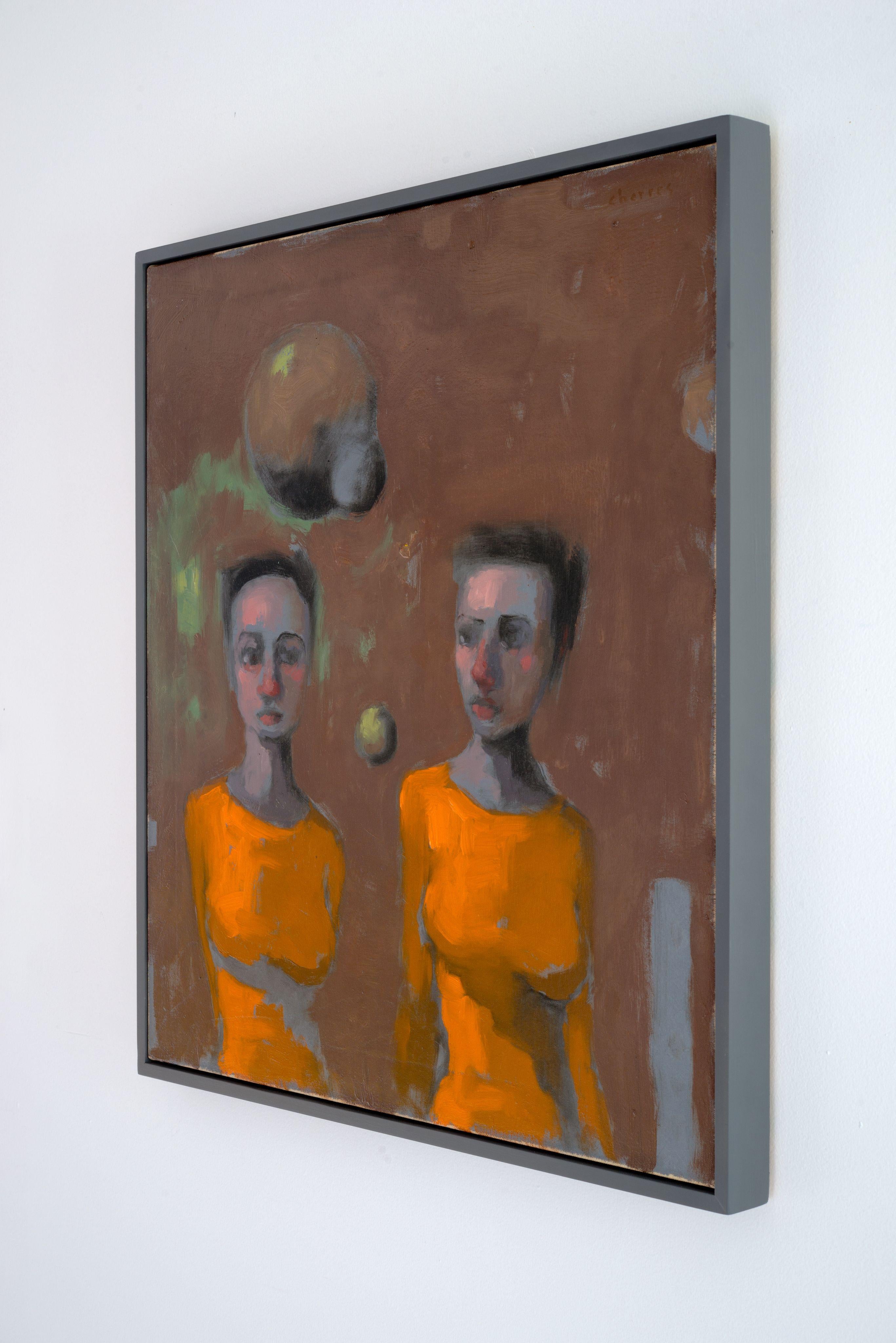 Cinque sensi: Vista, Pittura, Olio su tela - Painting Contemporaneo di Aldo Cherres