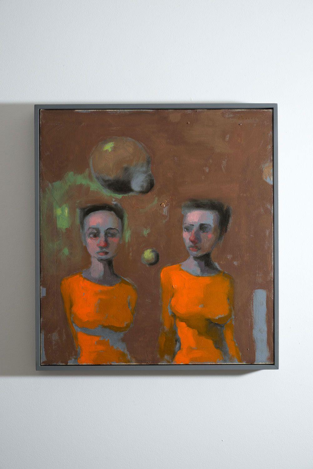 Si basa sui nostri sensi, sul modo in cui percepiamo l'ambiente circostante e interagiamo con noi stessi e con gli altri. Un soggetto vecchio, ma ancora attuale e interessante :: Pittura :: Contemporanea :: Questo pezzo viene fornito con un