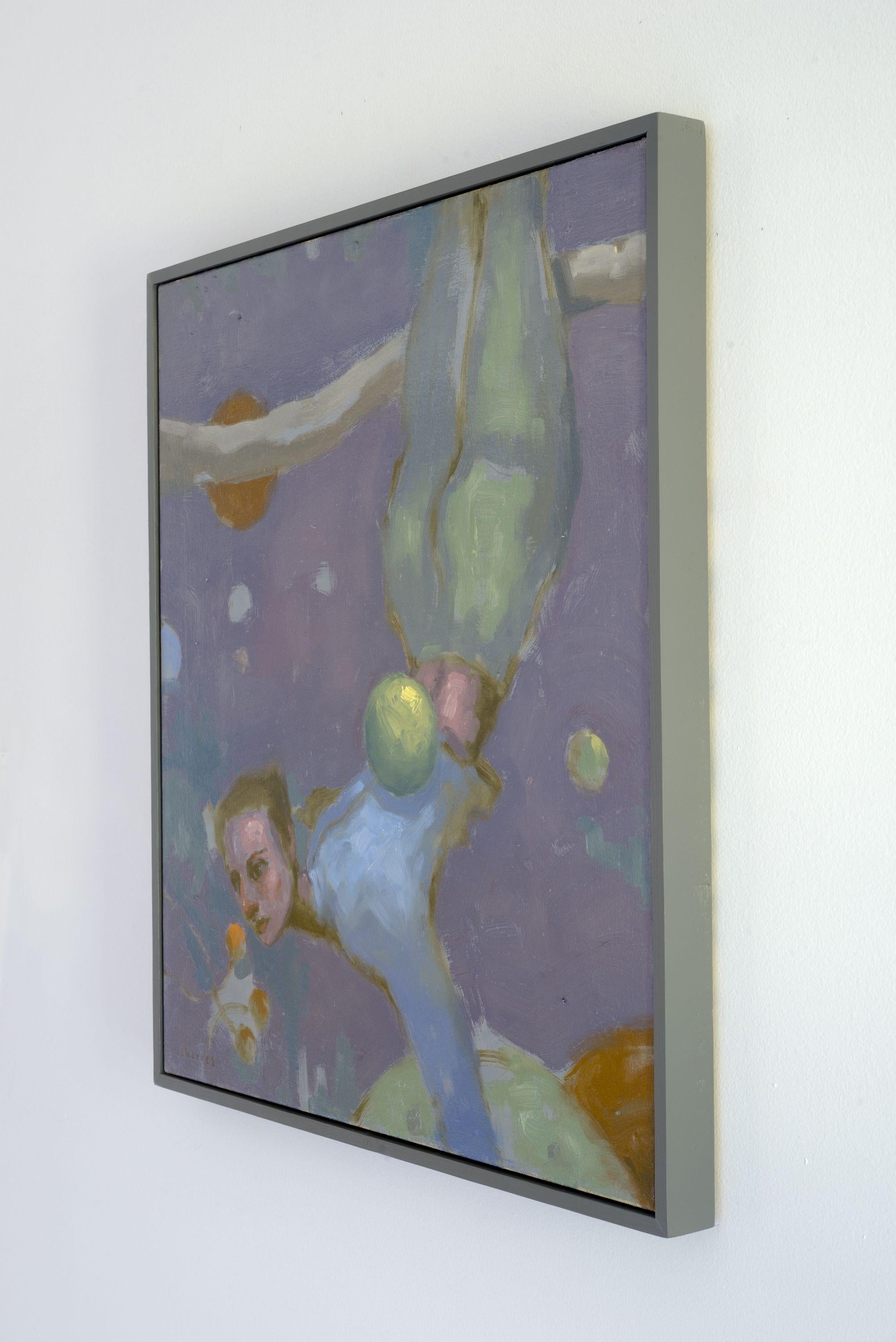 Cinque sensi: Olfatto, Pittura, Olio su tela - Painting Contemporaneo di Aldo Cherres