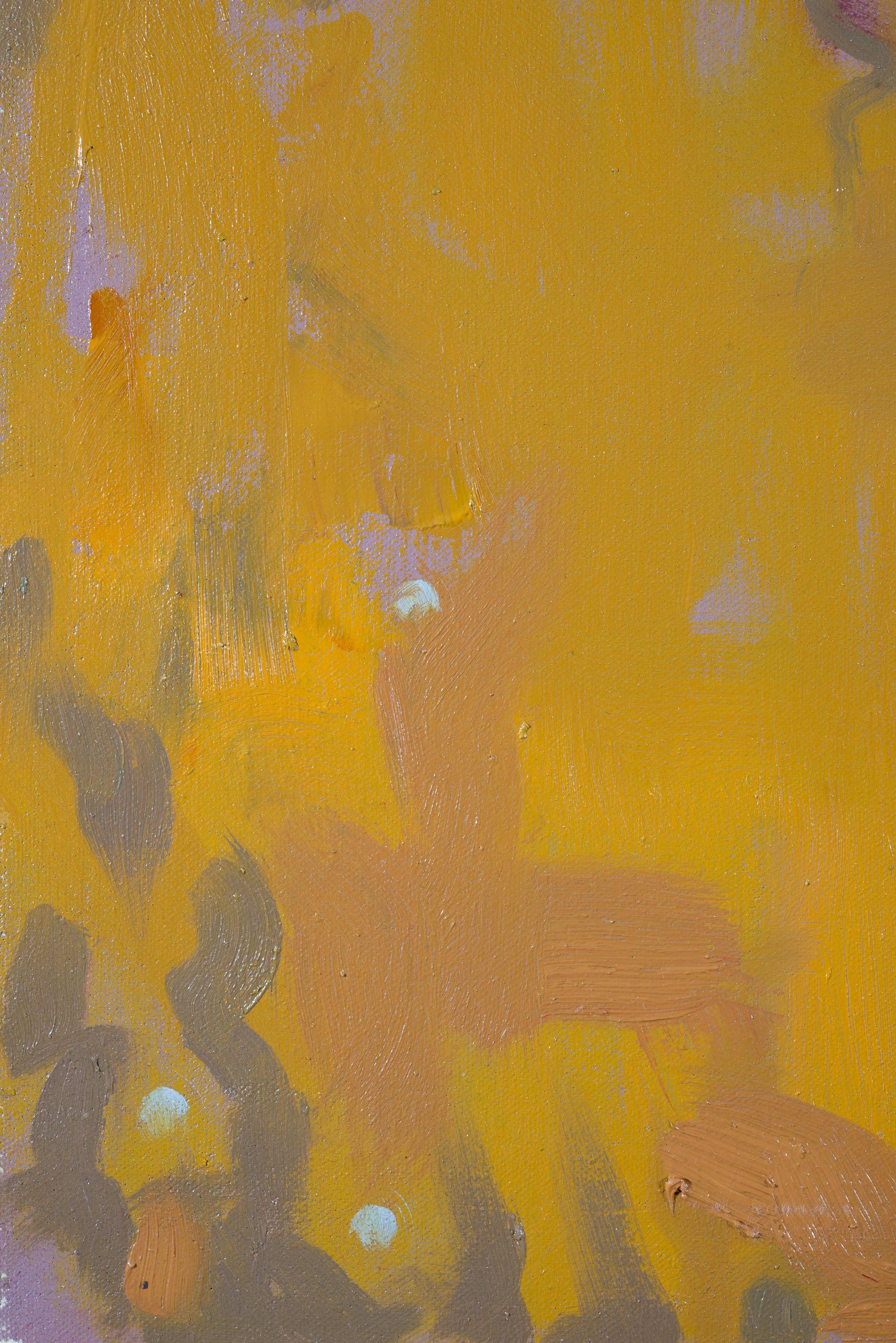 Dei II, Pittura, Olio su tela - Figurative Painting Marrone di Aldo Cherres