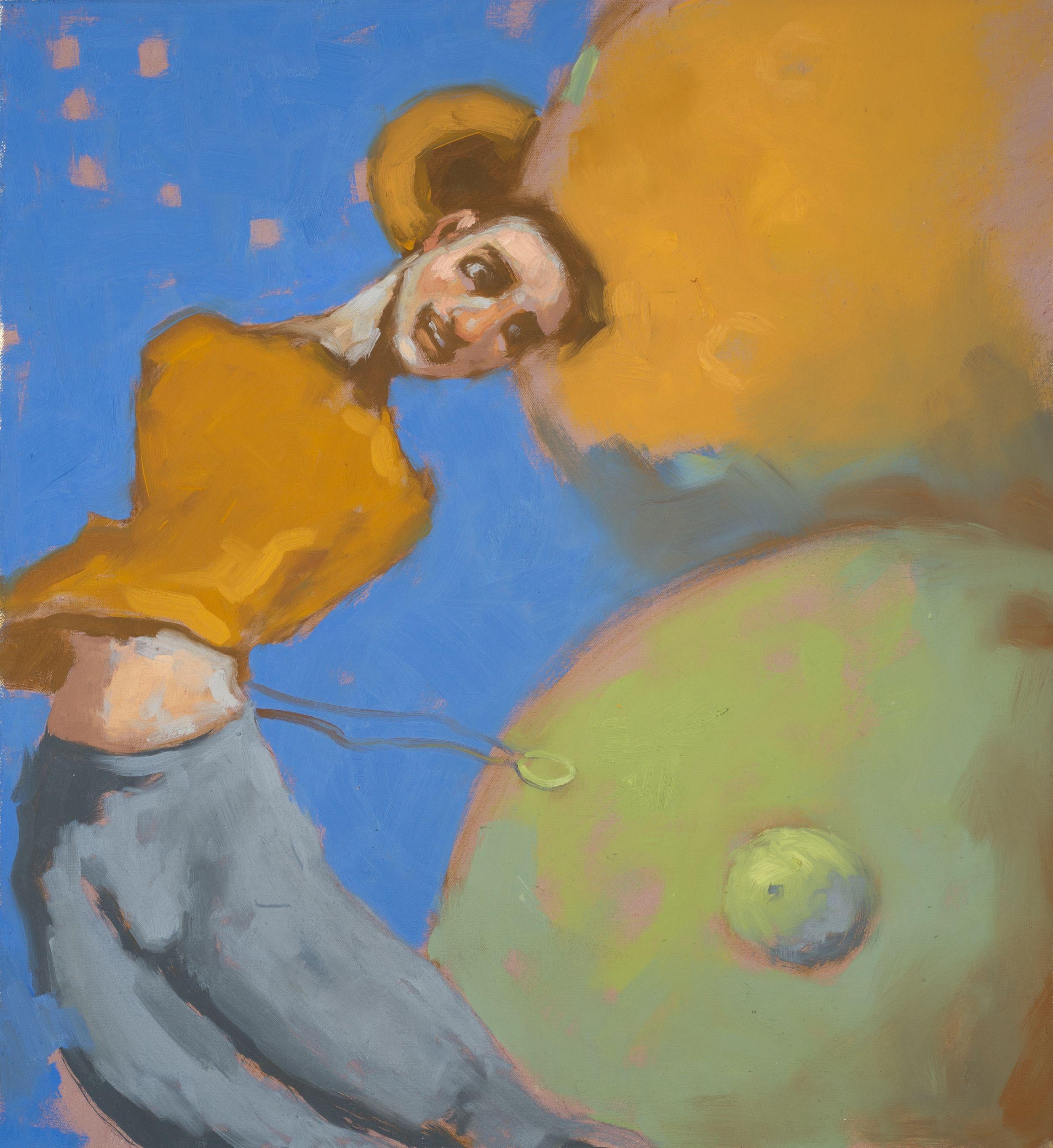 Dei IV, Pittura, Olio su tela - Painting di Aldo Cherres