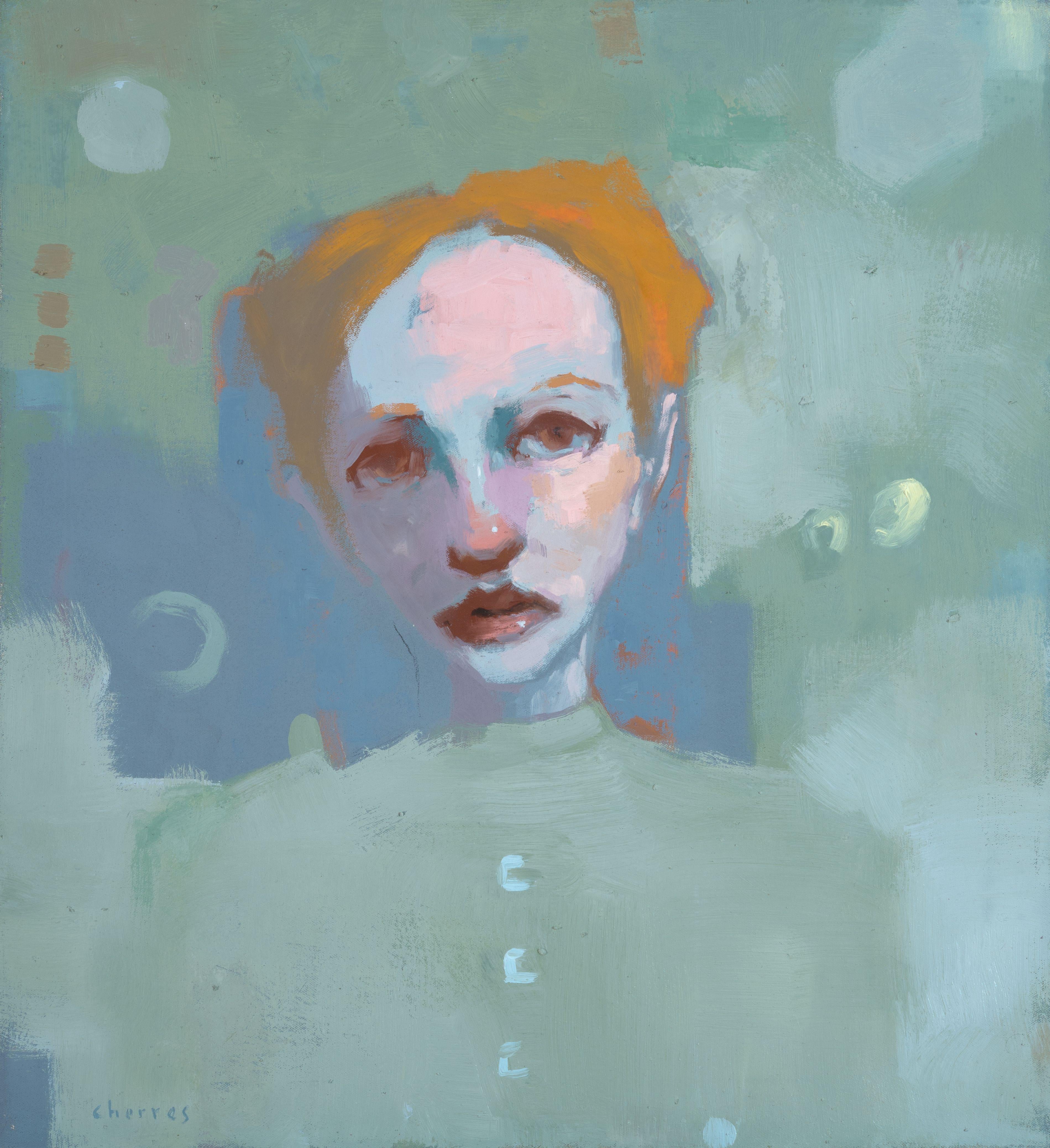 Figurative Painting de Aldo Cherres - Humanos no identificados IV, Pintura, Óleo sobre lienzo