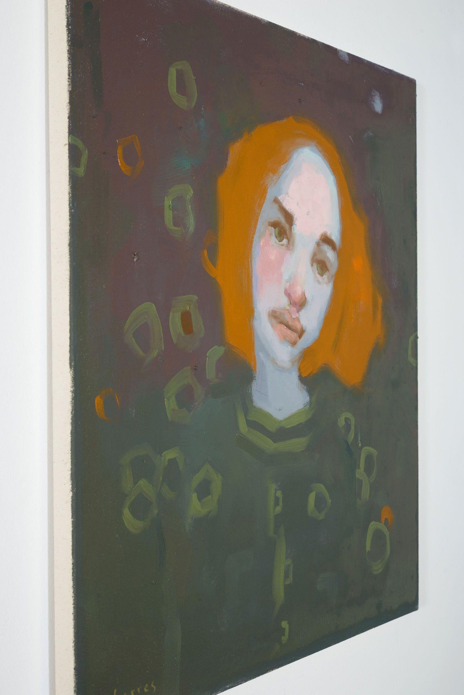 Umani non identificati V, Pittura, Olio su tela - Painting di Aldo Cherres