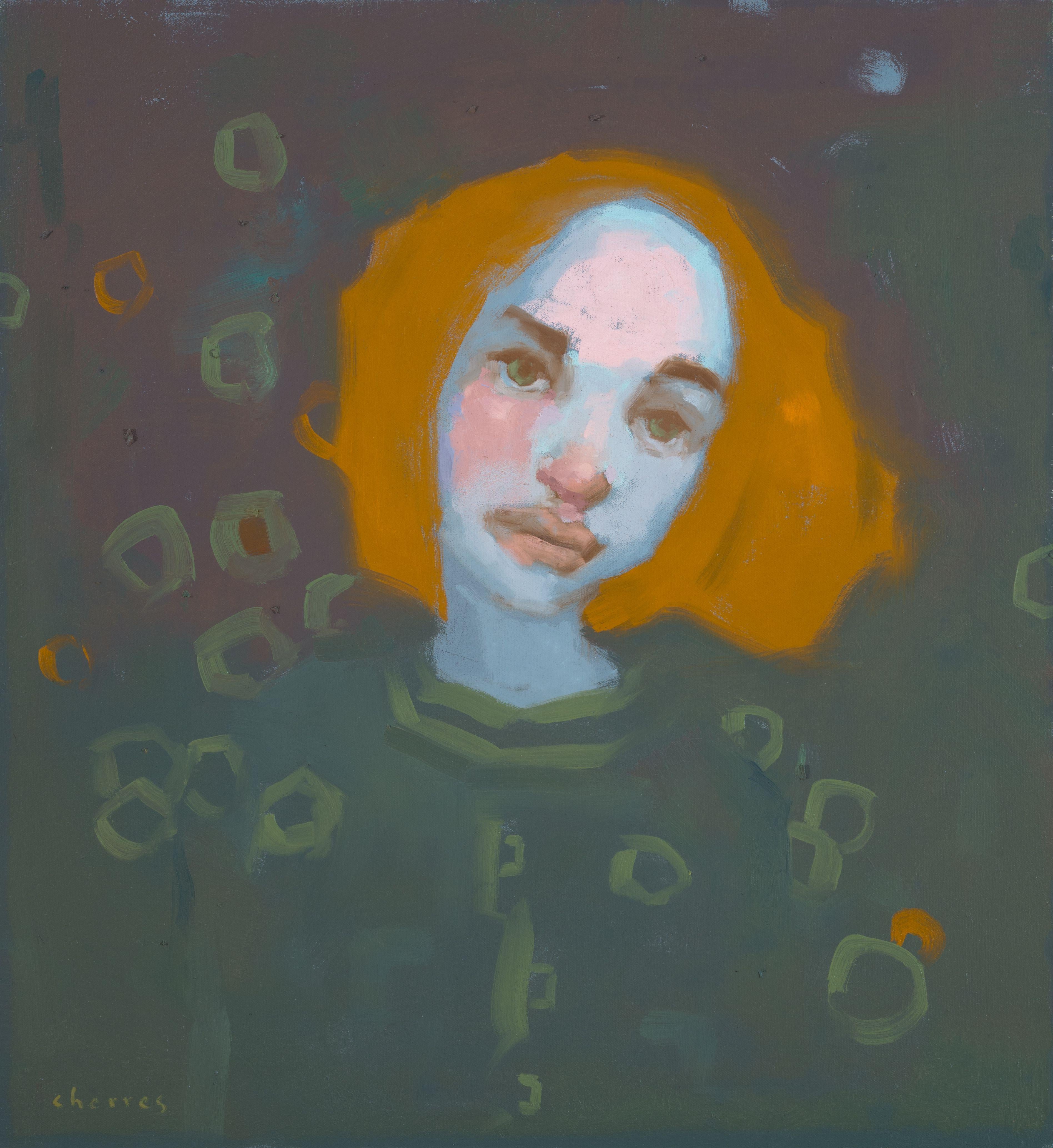 Figurative Painting di Aldo Cherres - Umani non identificati V, Pittura, Olio su tela