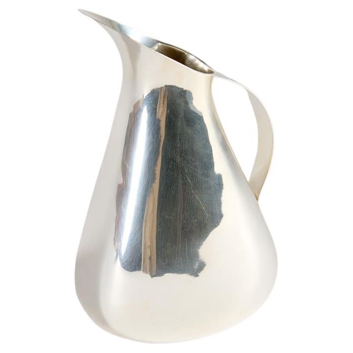 Aldo Cibic per Paola C., Brocca modernista placcata in argento Armonia, Italia, C.C. 2000 in vendita