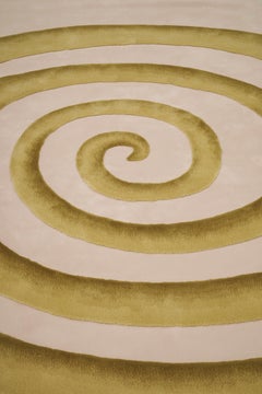 Aldo Cibic Wonder Landscapes Collection Curly I 10 x 10 ft Tappeto a mano in lana