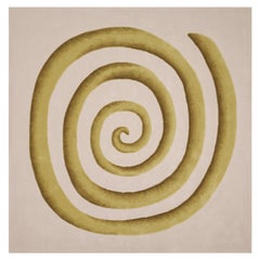 Aldo Cibic Wonder Landscapes Collection Curly I 10 x 10 ft Tappeto a mano in lana