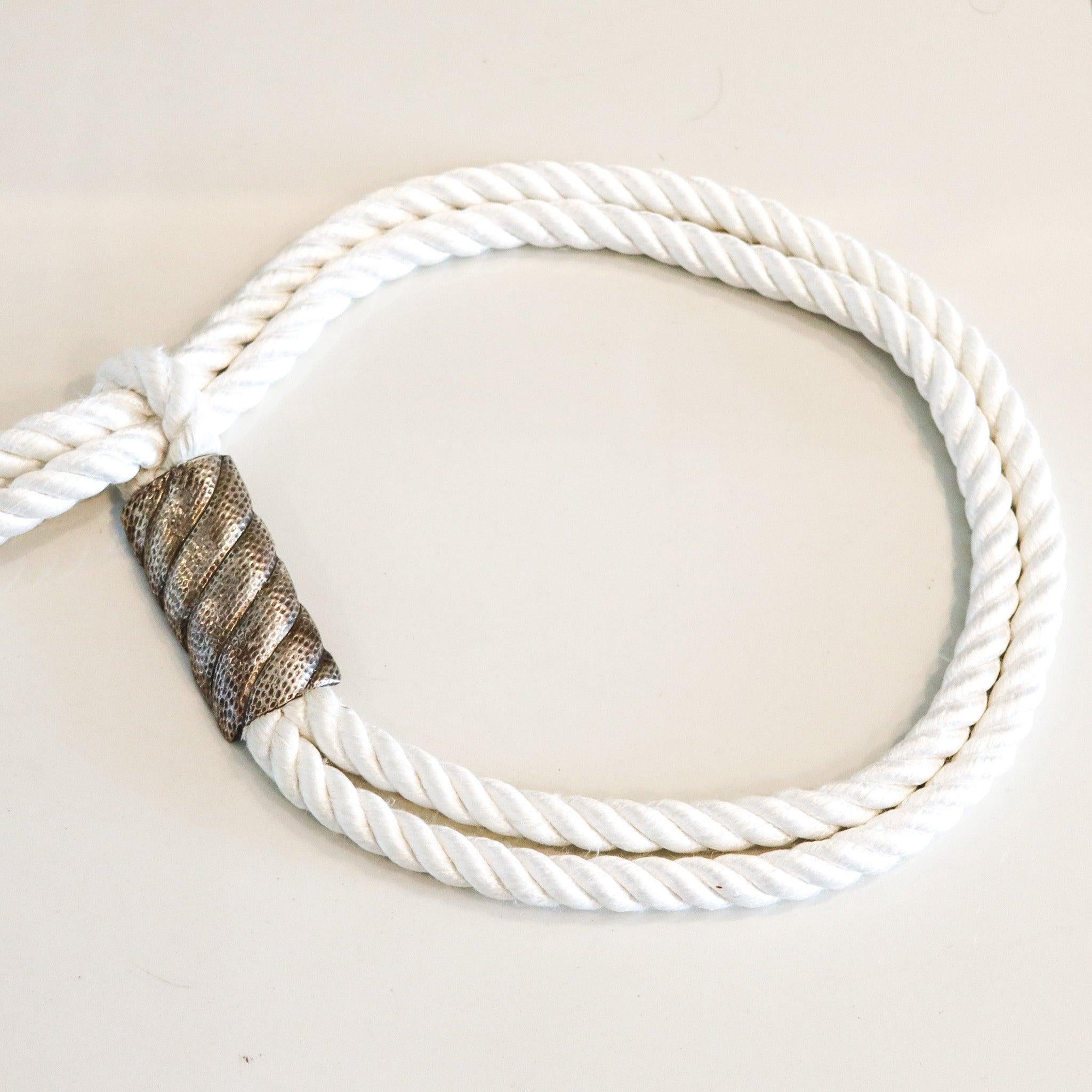 ALDO CIPULLO 1970 Mariner Belt Buckle And Necklace In .925 Sterling Silver 3