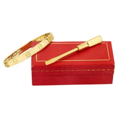 Aldo Cipullo Cartier Modernist Gold Love Bangle Bracelet