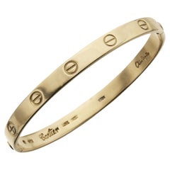 Aldo Cipullo For Cartier 18k Gold 'LOVE' Bangle Bracelet