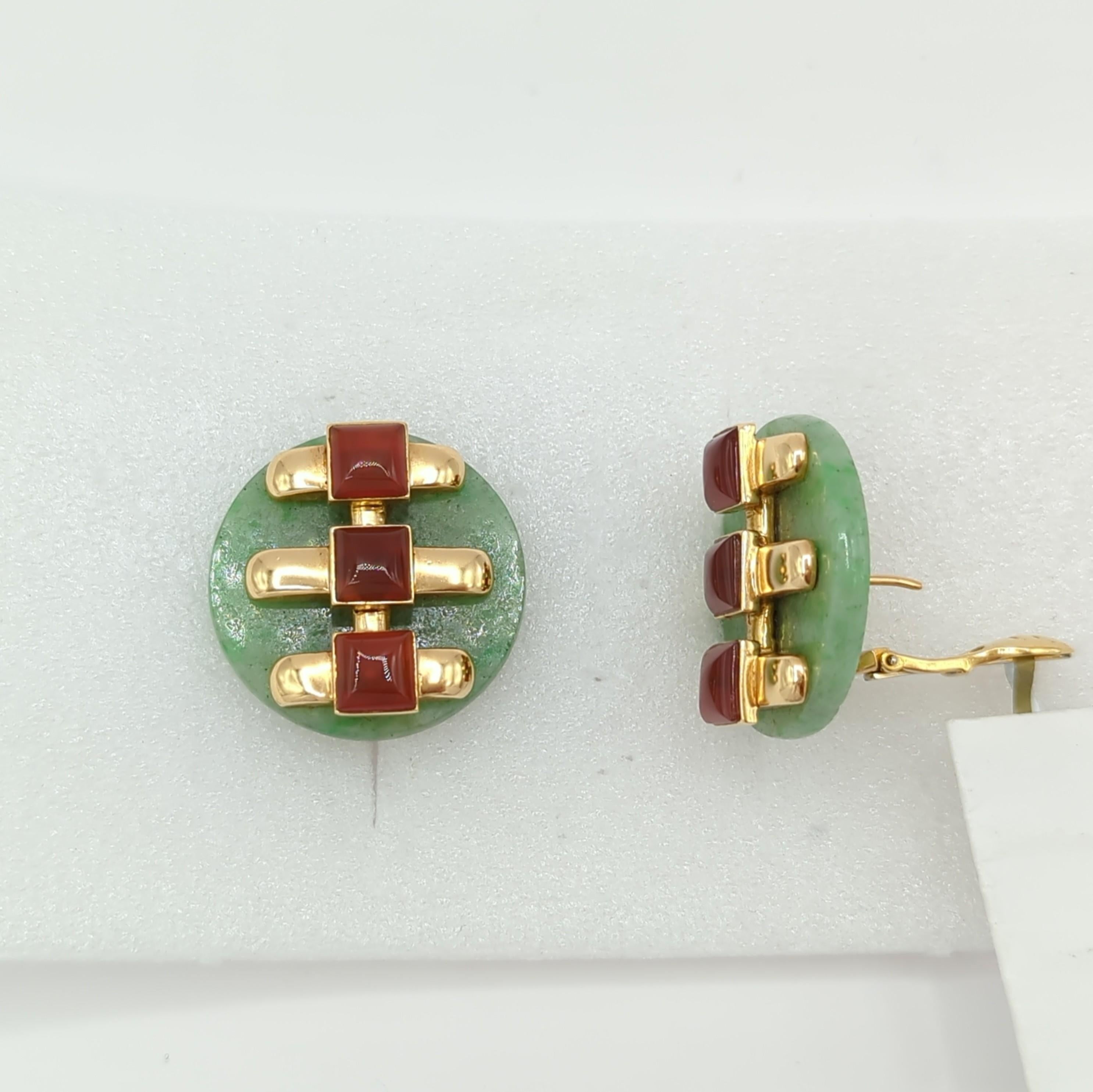 Boucles d'oreilles Aldo Cipullo pour Cartier en or jaune 18 carats en vente 3