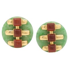 Retro Aldo Cipullo for Cartier Earrings in 18K Yellow Gold