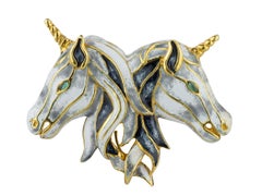 Aldo Cipullo Mandarin Citrine Unicorn Clip