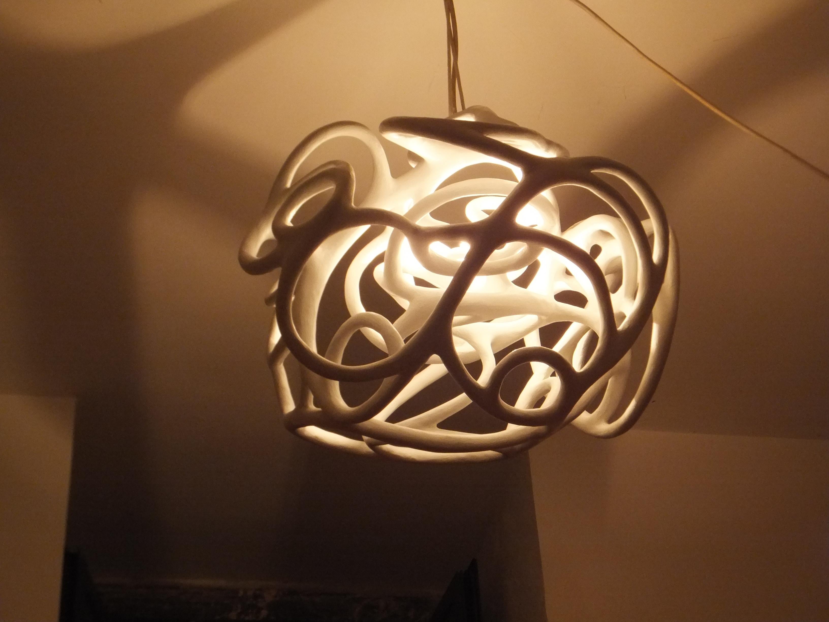 Arabesque Light Sculpture by Aldo Giovannini Alias Alkreado, Italy For Sale 2