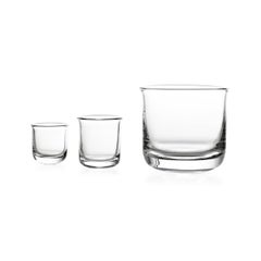Aldo Set Of Six Glass for Liqueurs Designed by Aldo Cibic