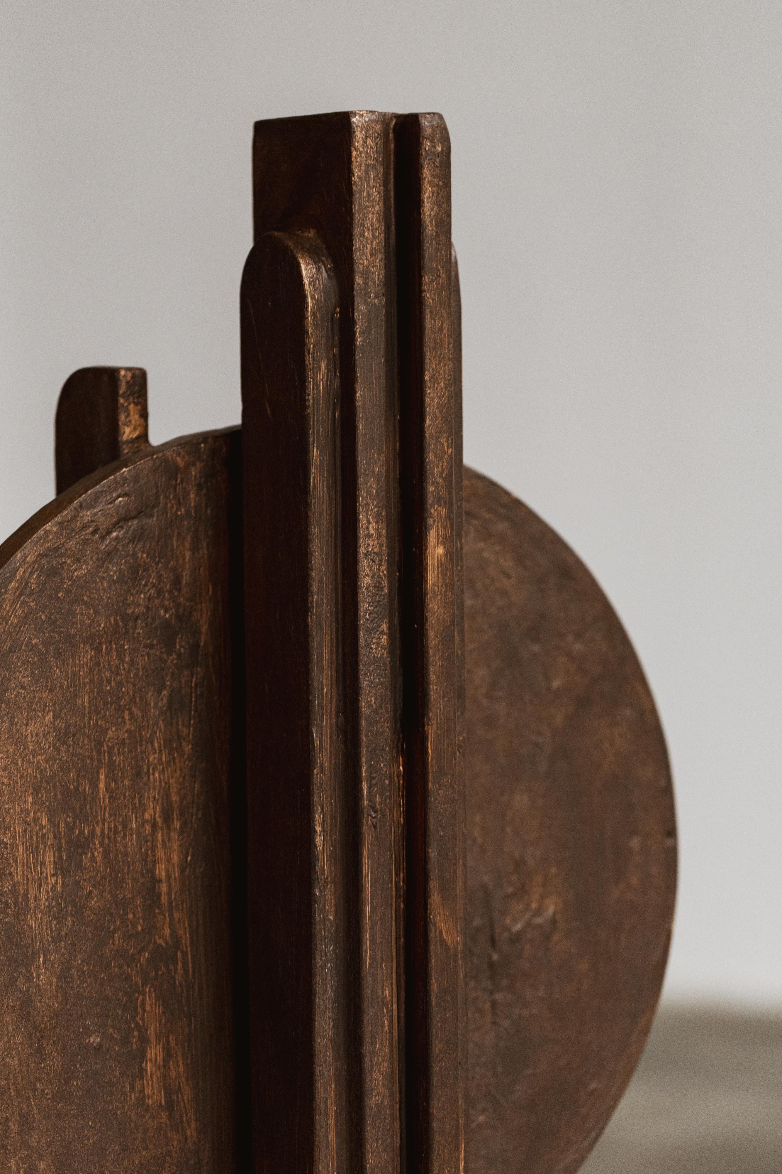 Totem scultoreo in legno verniciato di Aldo Guarnieri, 1970 in vendita 5