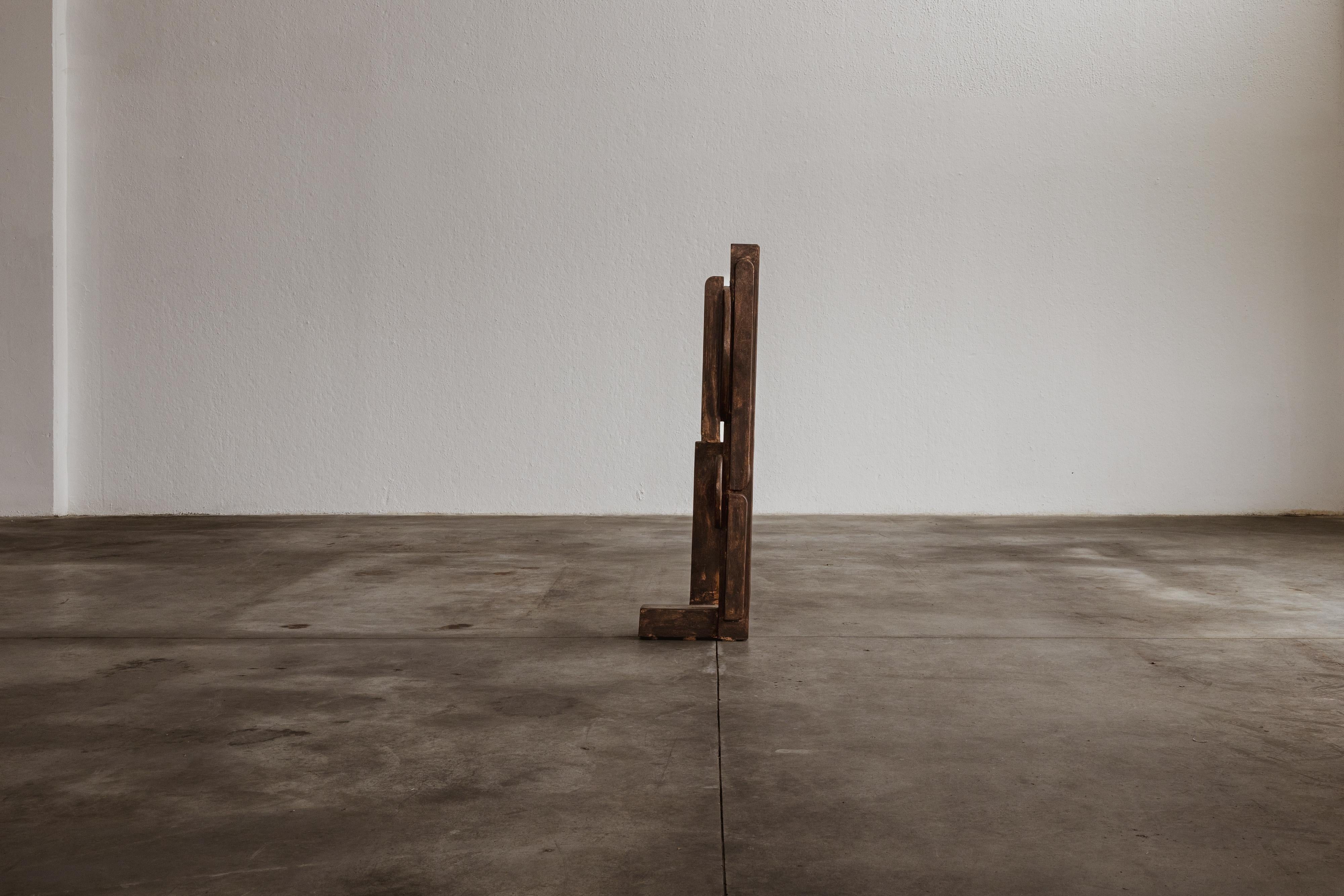 Totem scultoreo in legno verniciato di Aldo Guarnieri, 1970 in vendita 6