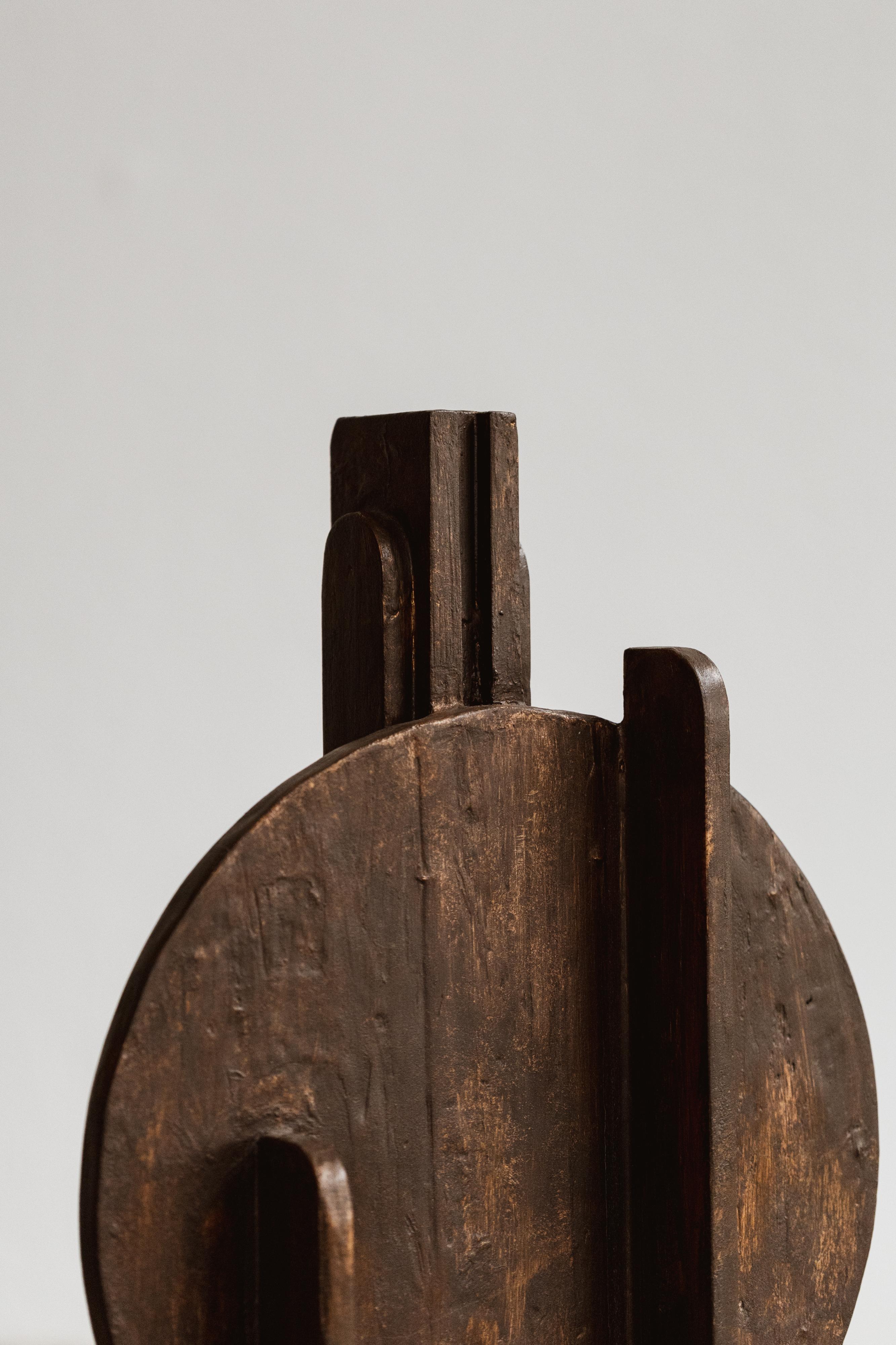 Totem scultoreo in legno verniciato di Aldo Guarnieri, 1970 in vendita 2