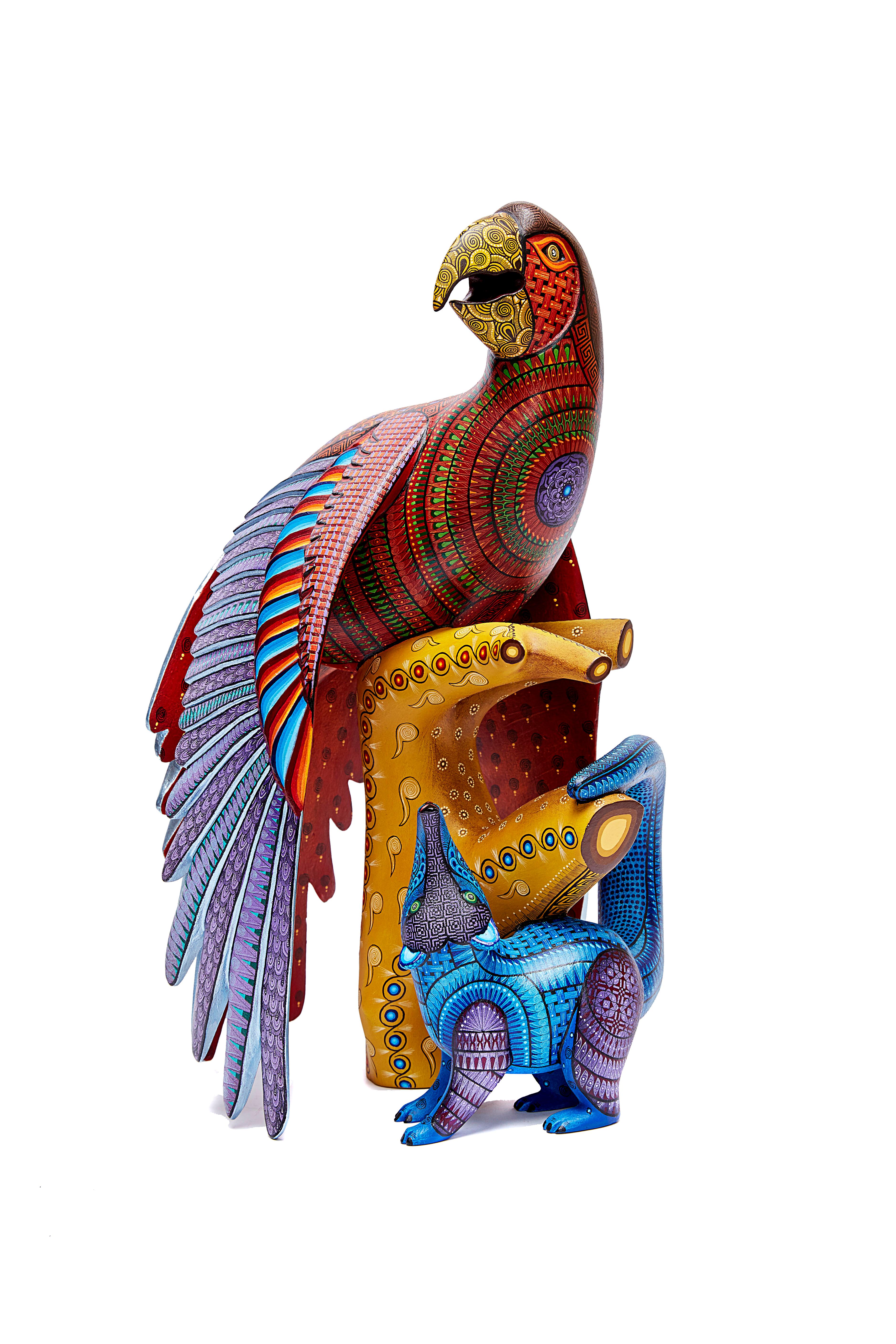 Tucán Majestuoso -  Tucán Alebrije - Arte Popular Mexicano  Cactus Bellas Artes
