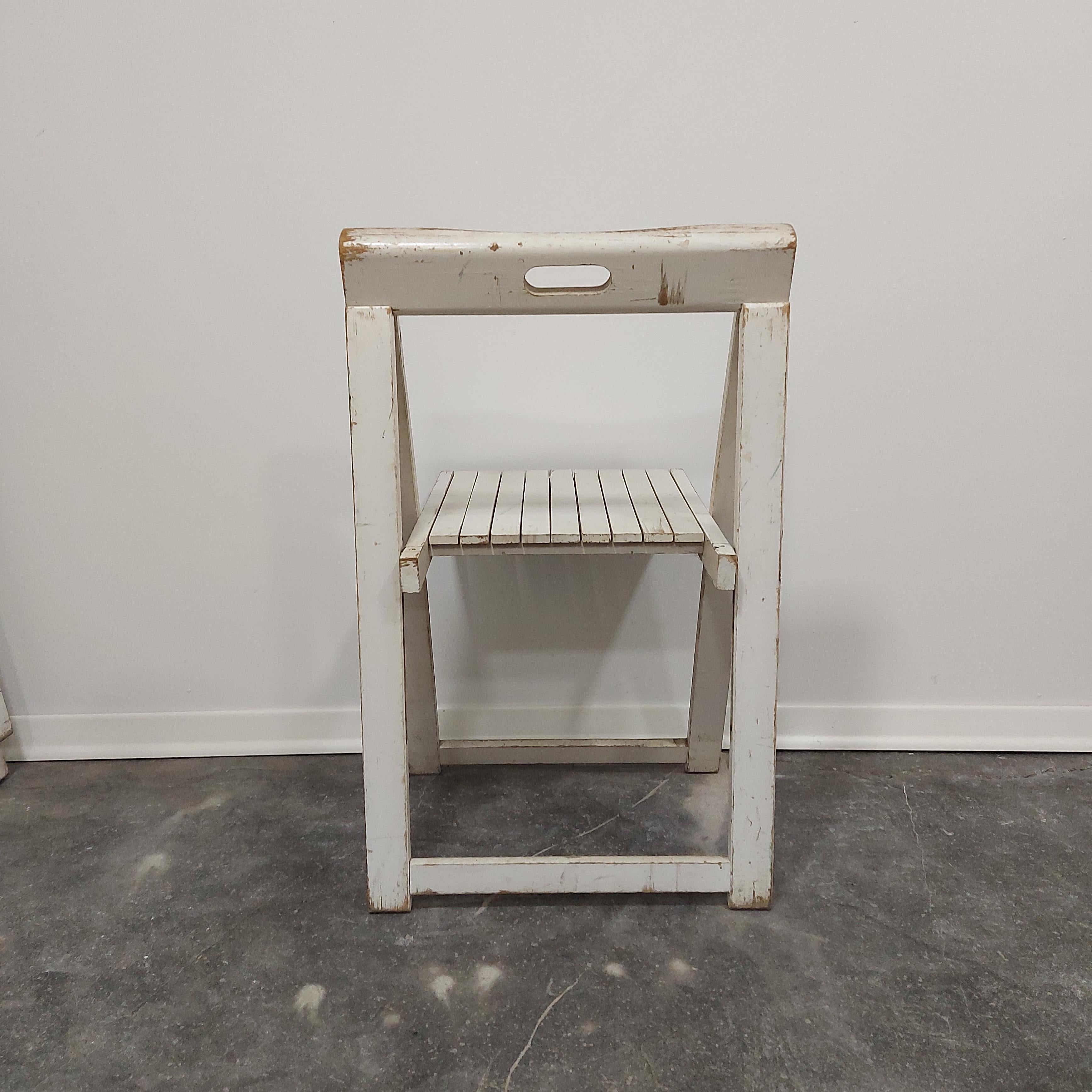 Slovenian Aldo Jacober folding chair 1970s For Sale