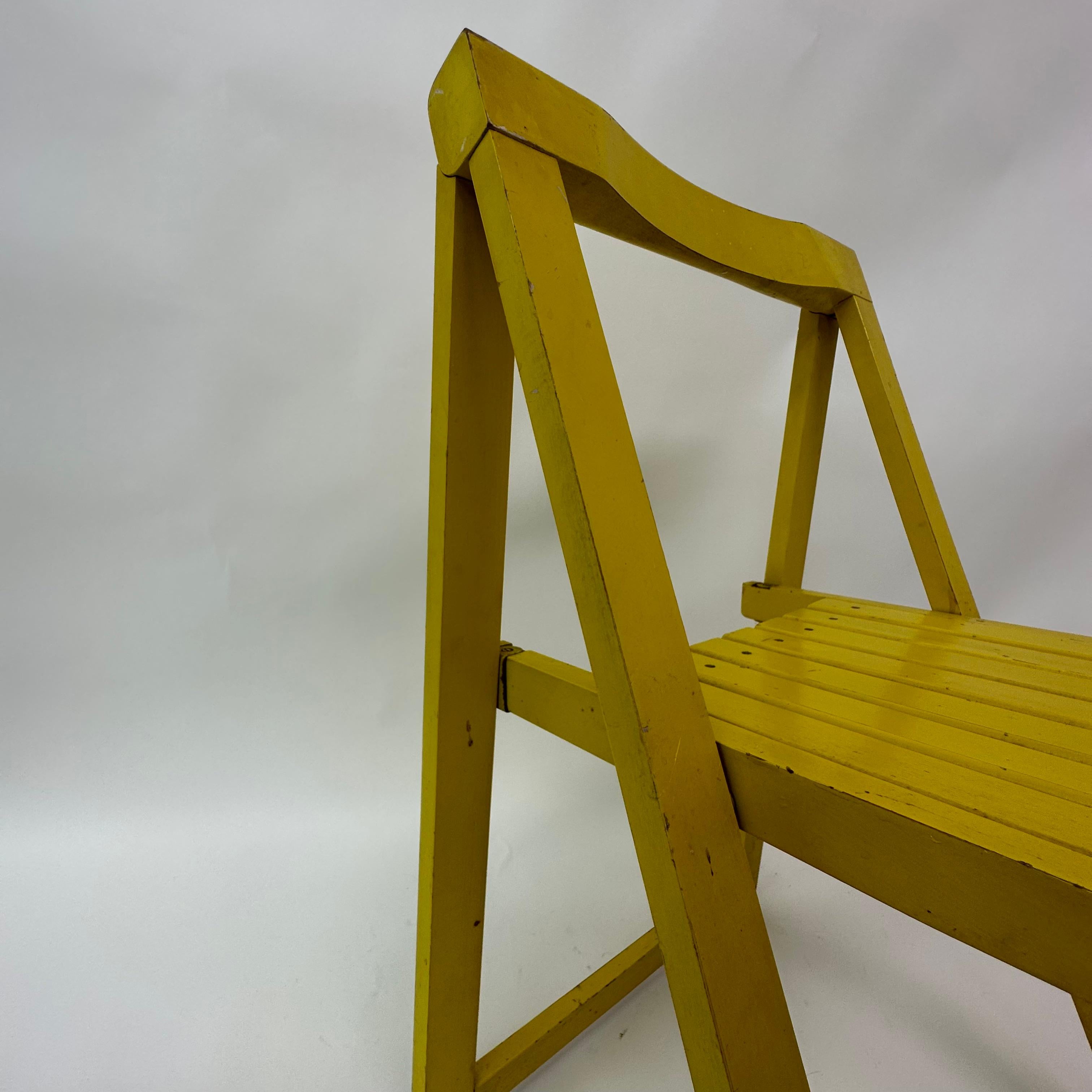 Aldo Jacober Folding Chair for Alberto Bazzani, 1960’s For Sale 9
