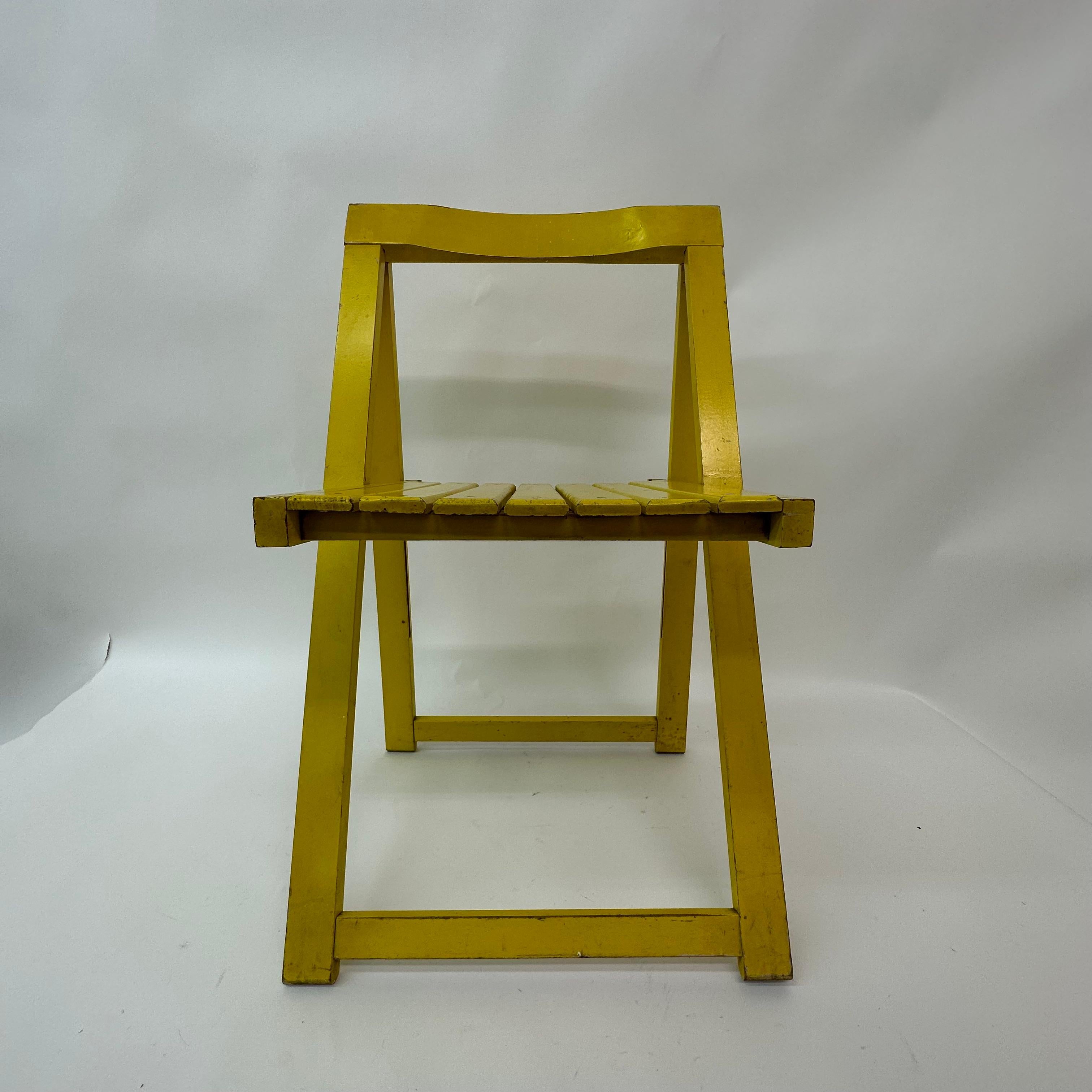 Aldo Jacober Folding Chair for Alberto Bazzani, 1960’s For Sale 12