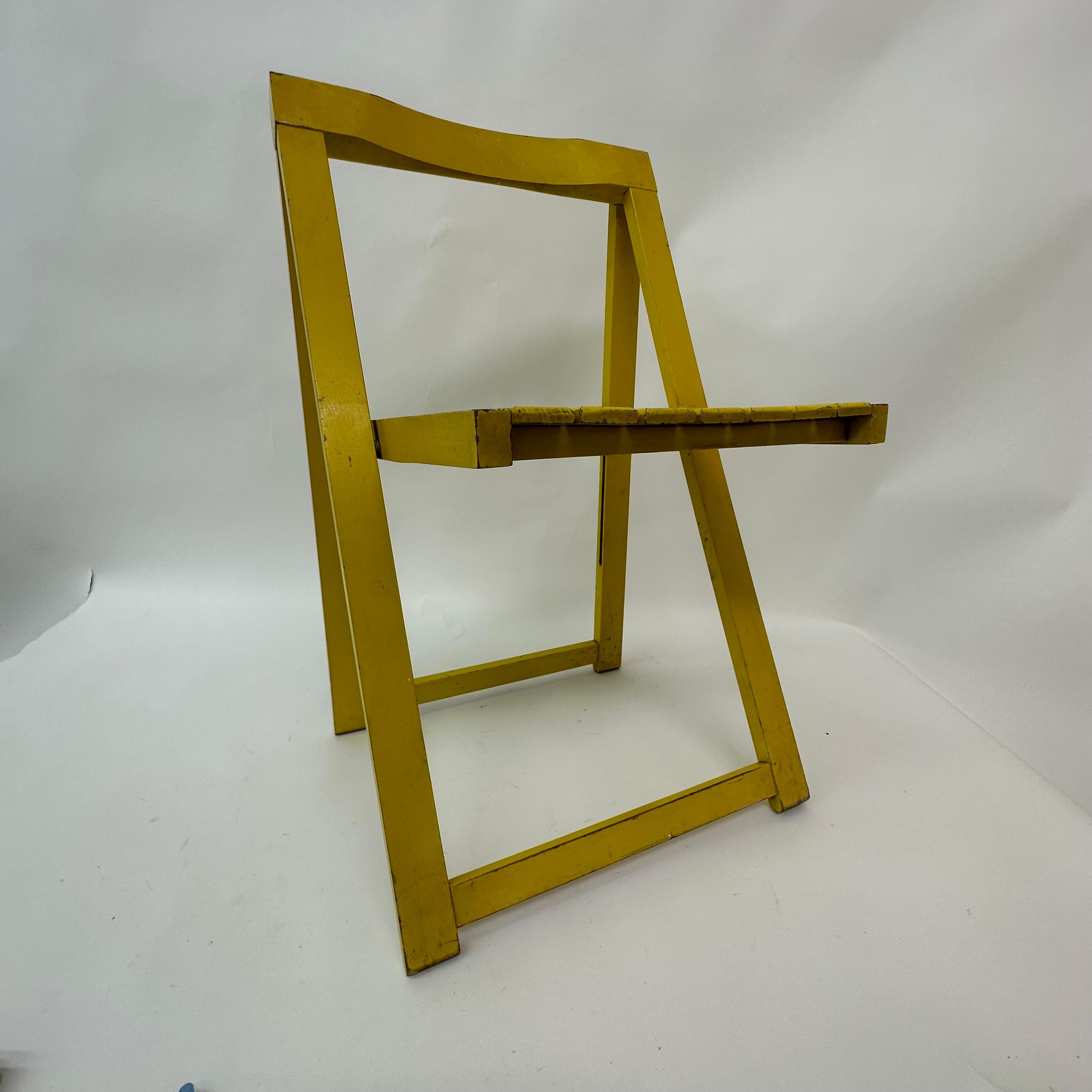 Aldo Jacober Folding Chair for Alberto Bazzani, 1960’s For Sale 1