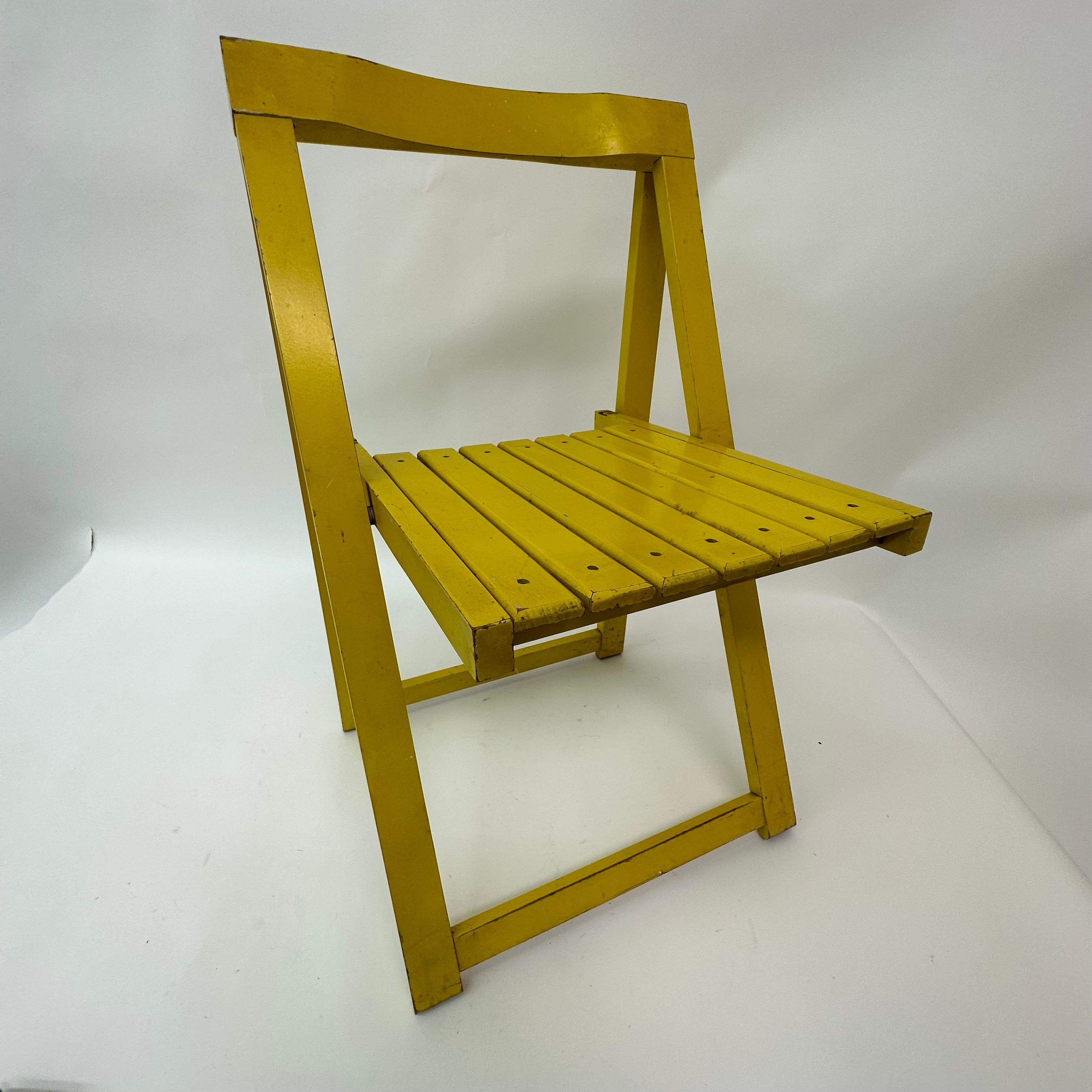 Aldo Jacober Folding Chair for Alberto Bazzani, 1960’s For Sale 2