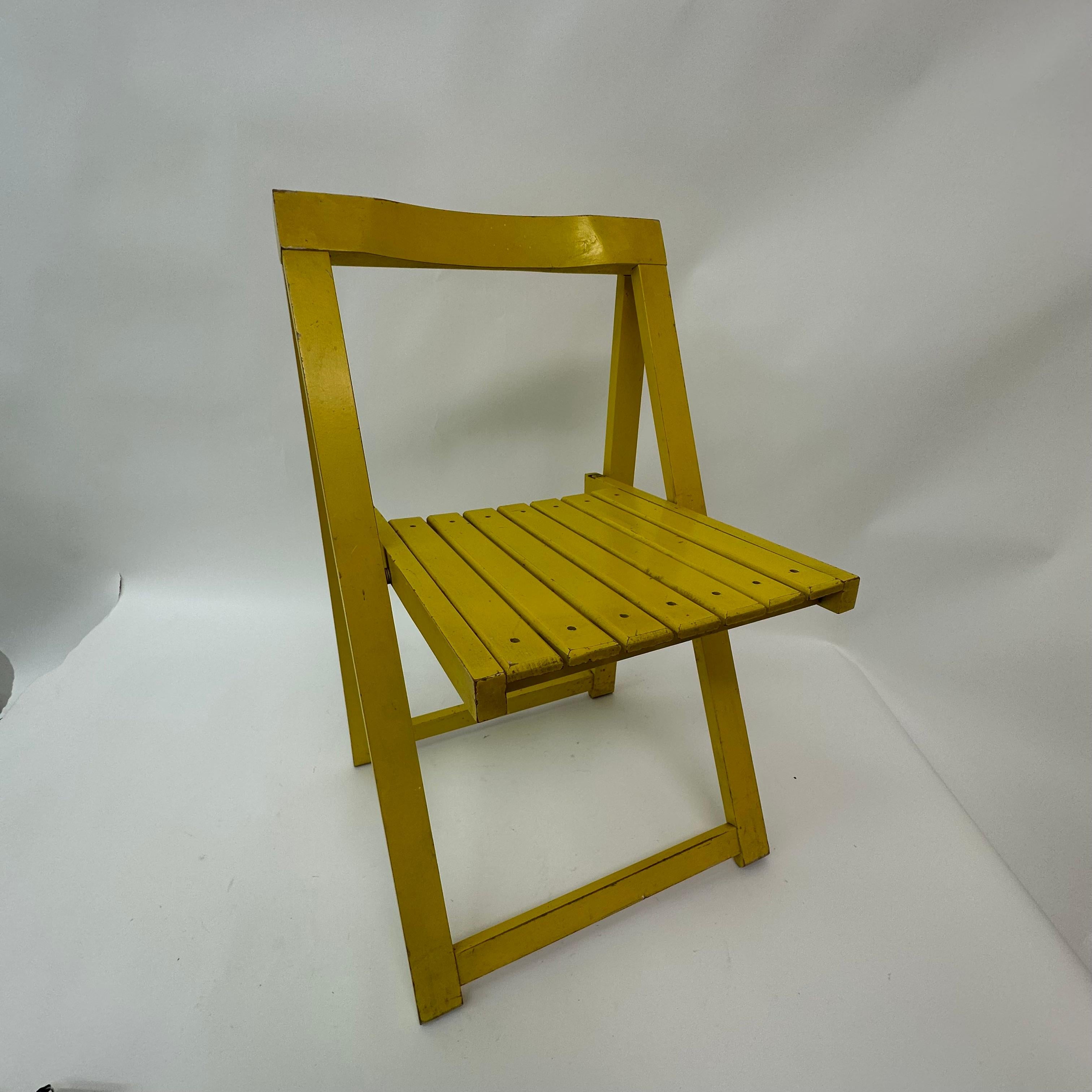 Aldo Jacober Folding Chair for Alberto Bazzani, 1960’s For Sale 3