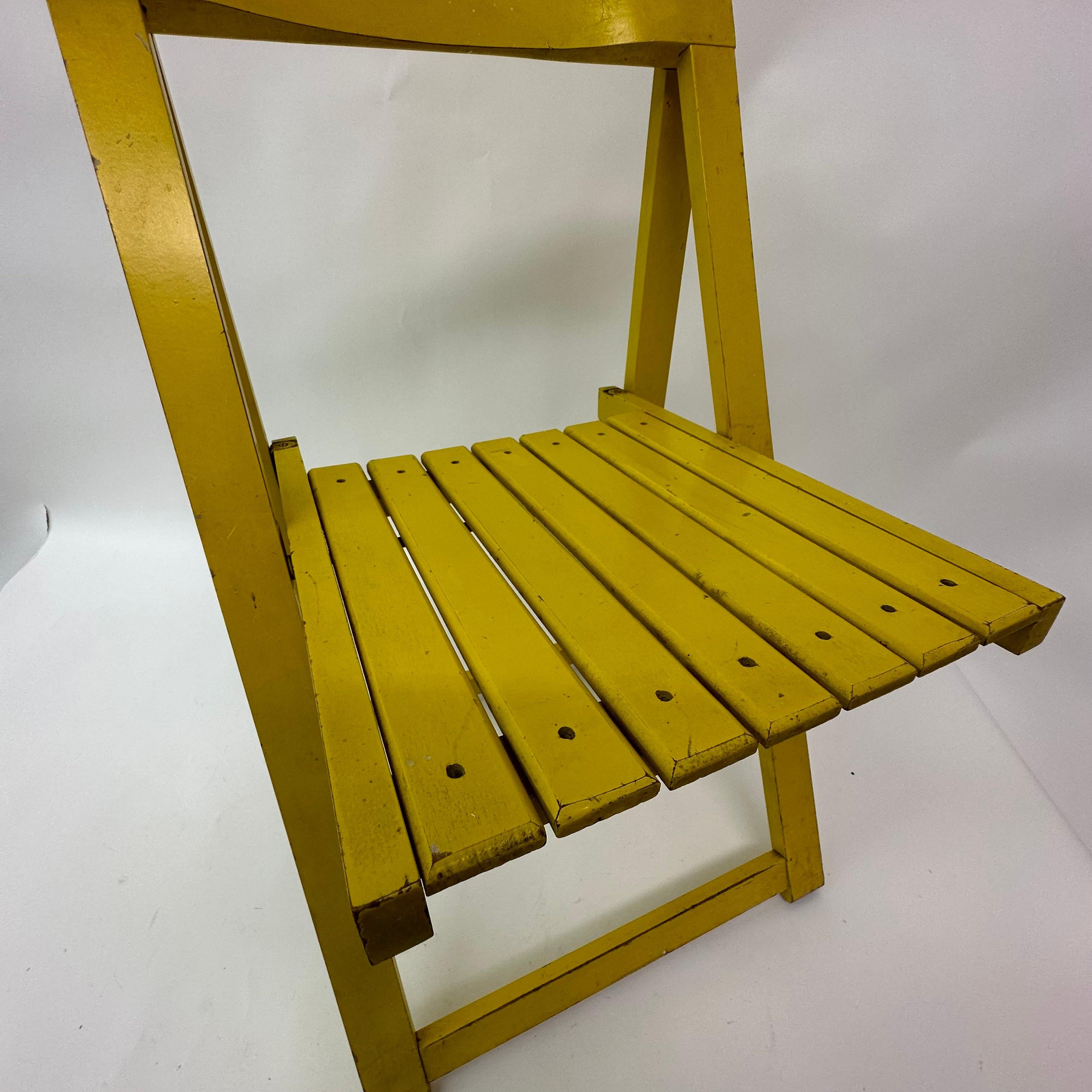 Aldo Jacober Folding Chair for Alberto Bazzani, 1960’s For Sale 4