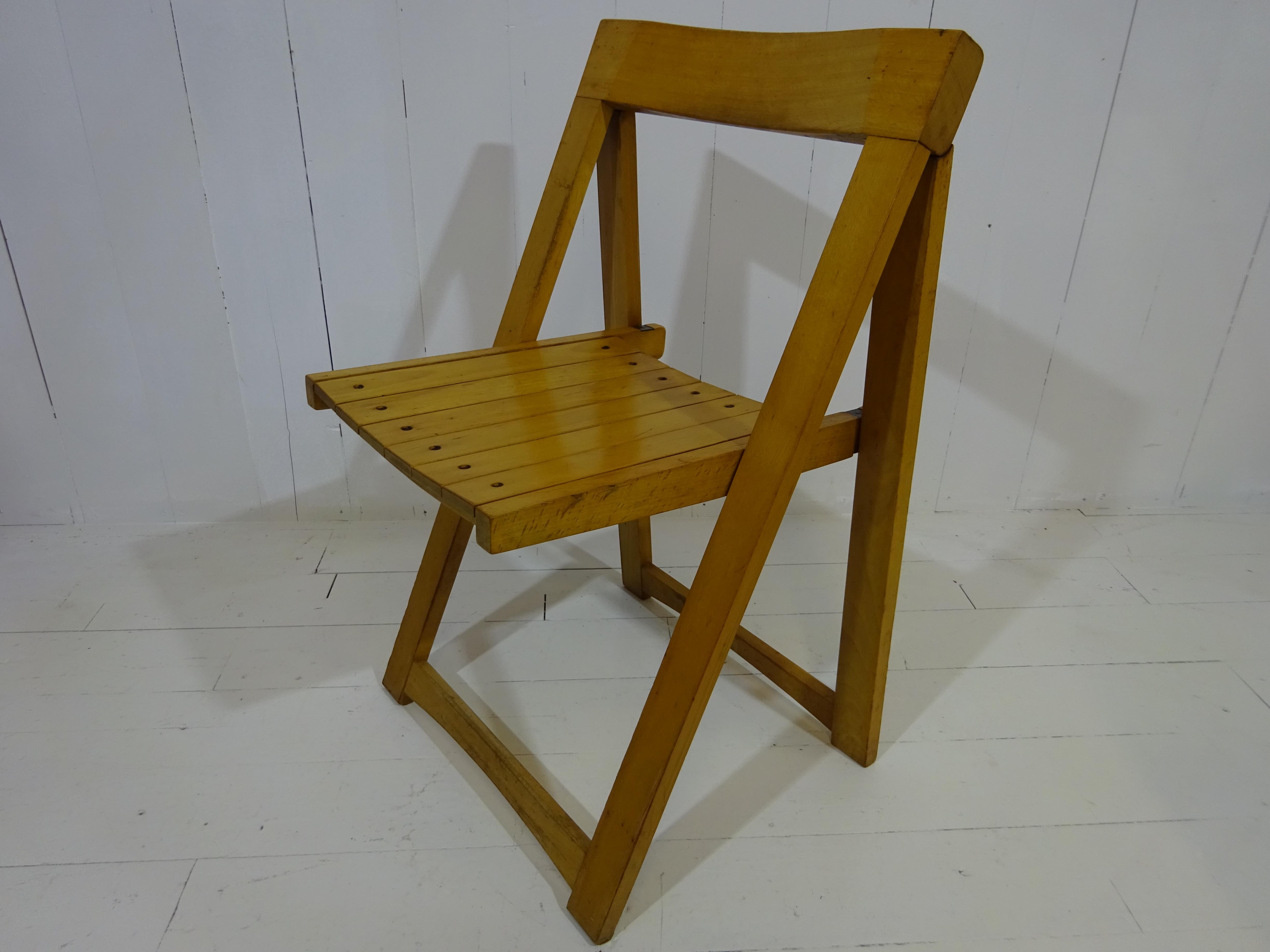 Aldo Jacober Folding Chair Italy, 1960's For Sale 1