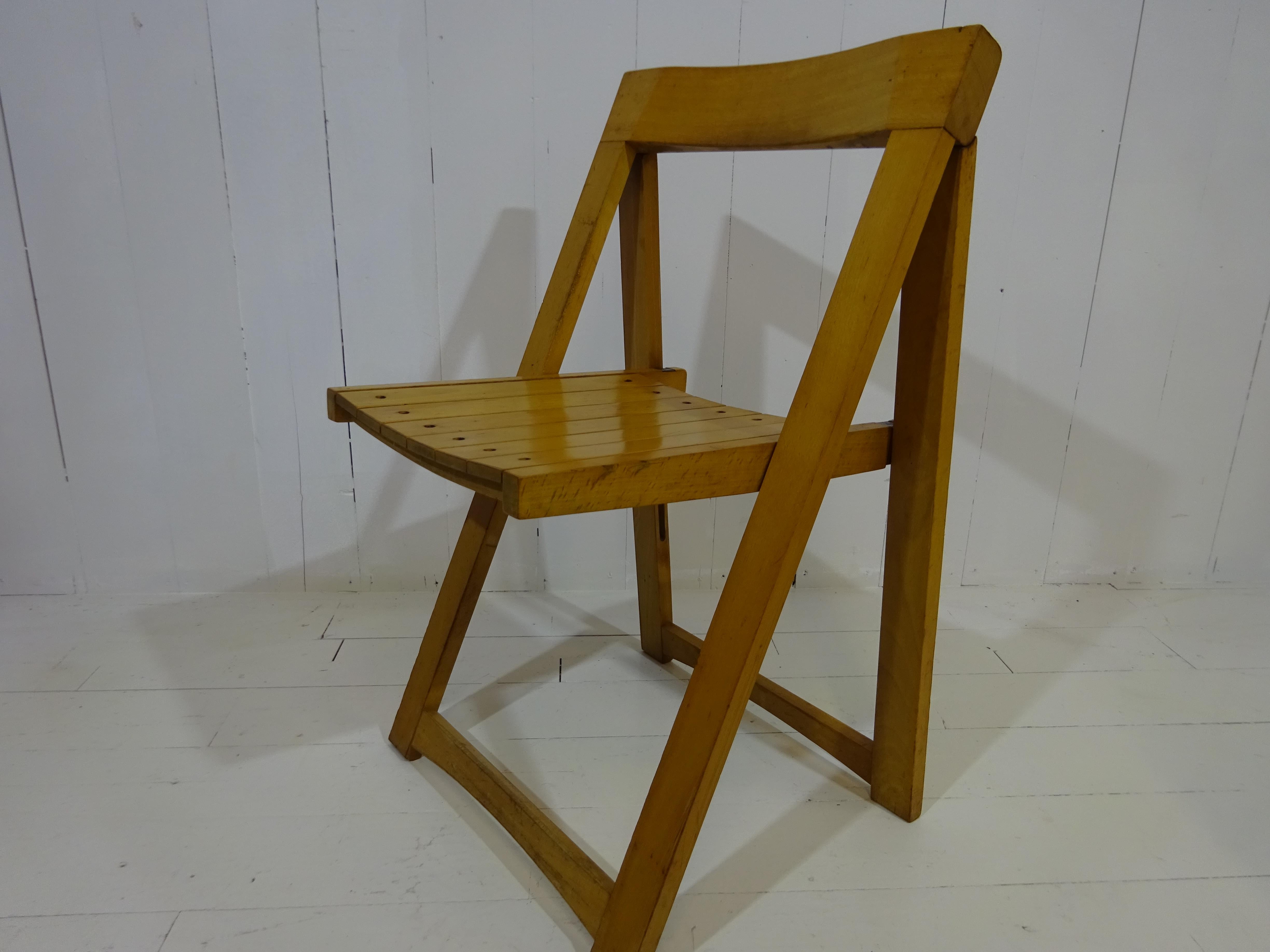 Aldo Jacober Folding Chair Italy, 1960's For Sale 4