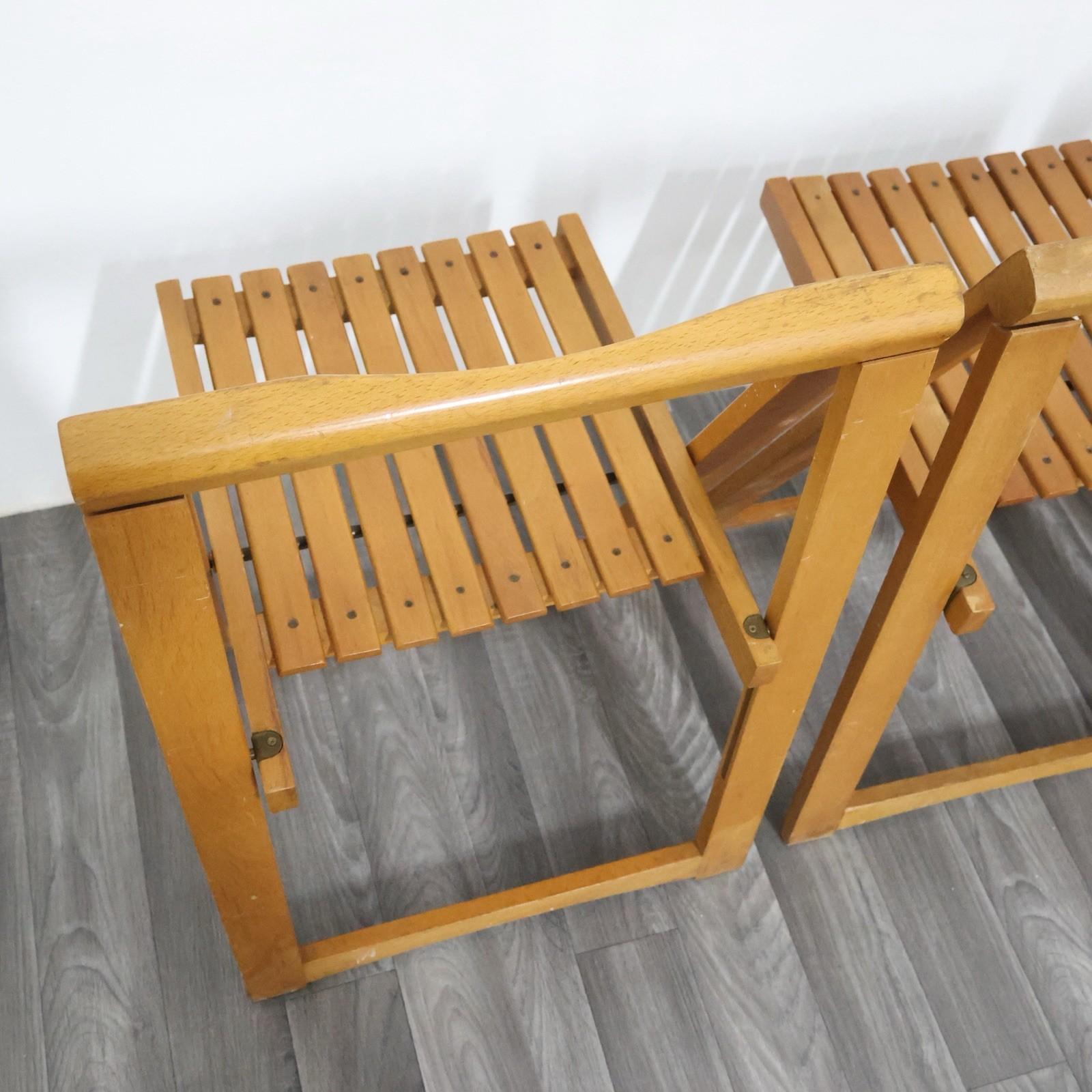 Aldo Jacober Für Alberto Bazzani 4 Stühle Mod. Trieste 1960er Jahre Vintage Design im Angebot 9