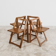 Aldo Jacober For Alberto Bazzani 4 Chairs Mod. Trieste 1960s Vintage Design