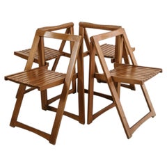Aldo Jacober For Alberto Bazzani 4 Chairs Mod. Trieste 1960s Vintage Design