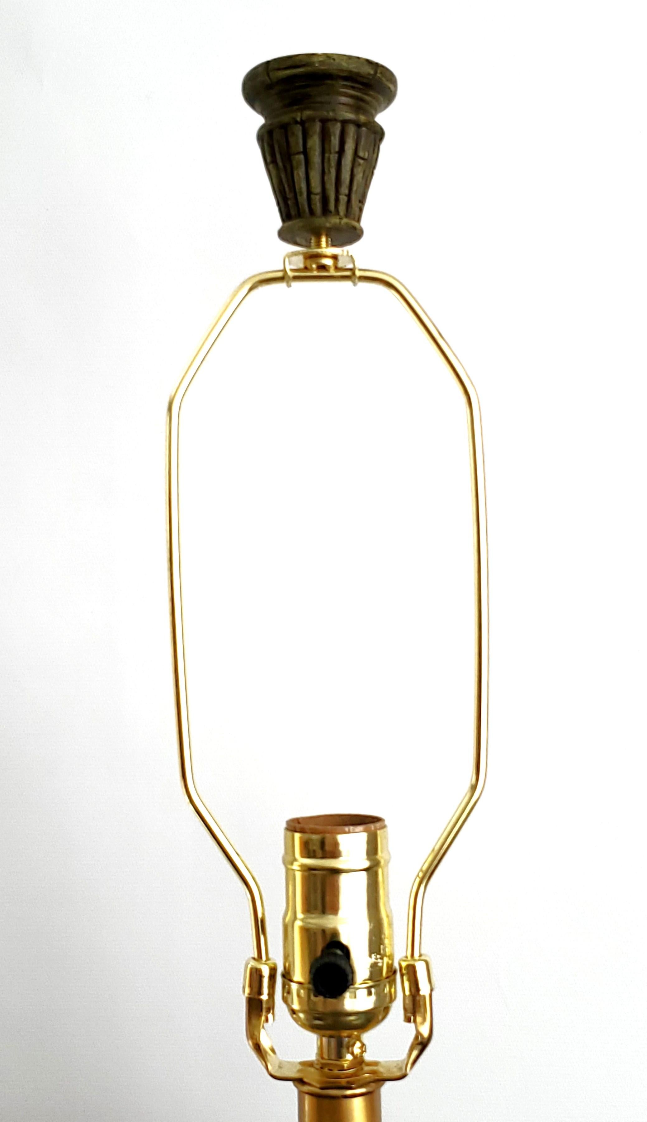 Aldo Londi Bitossi Art studio Pottery Table Lamp With 